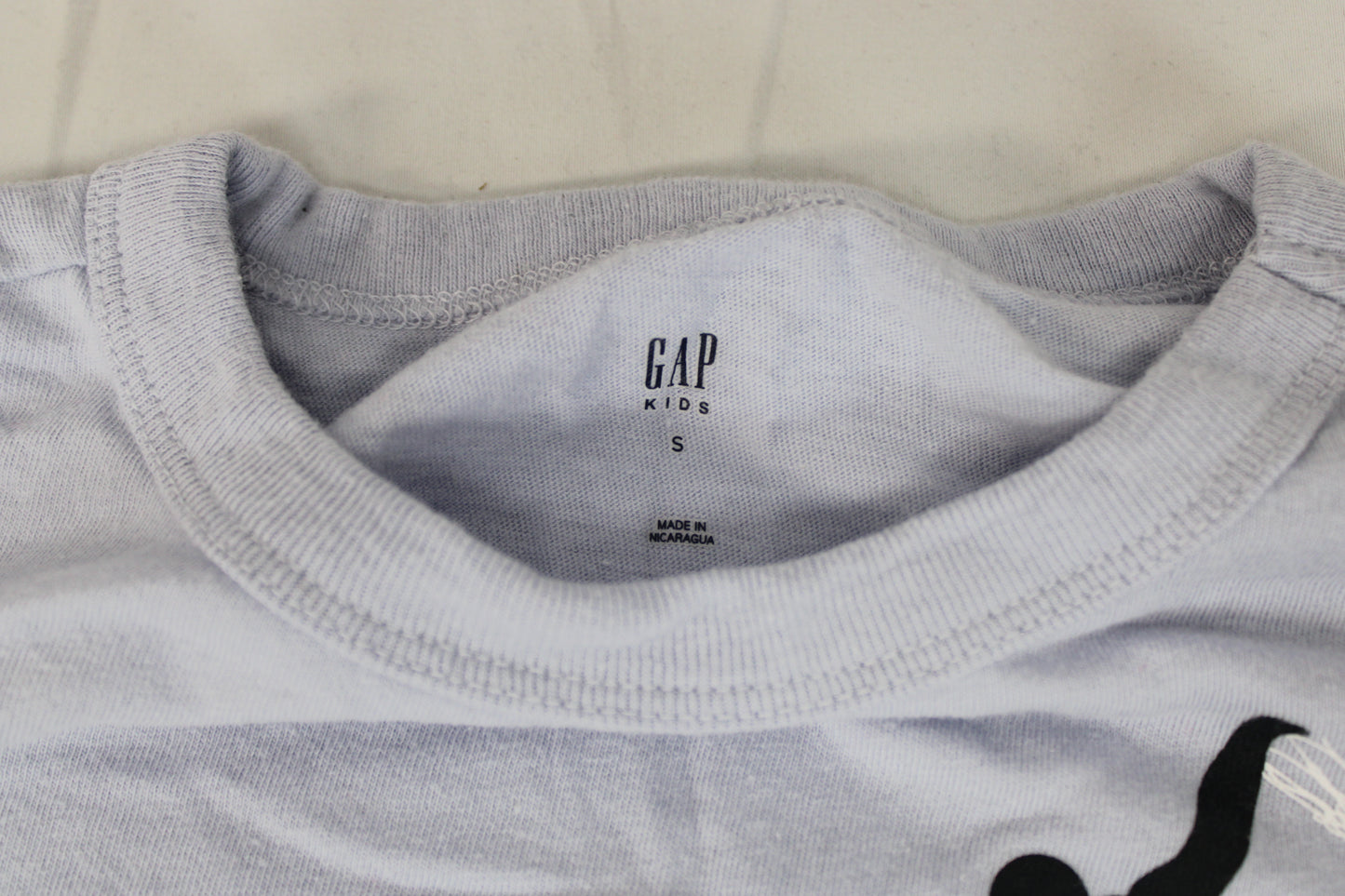 Gap Long Sleeve Basketball Shirt, Blue, Boys S