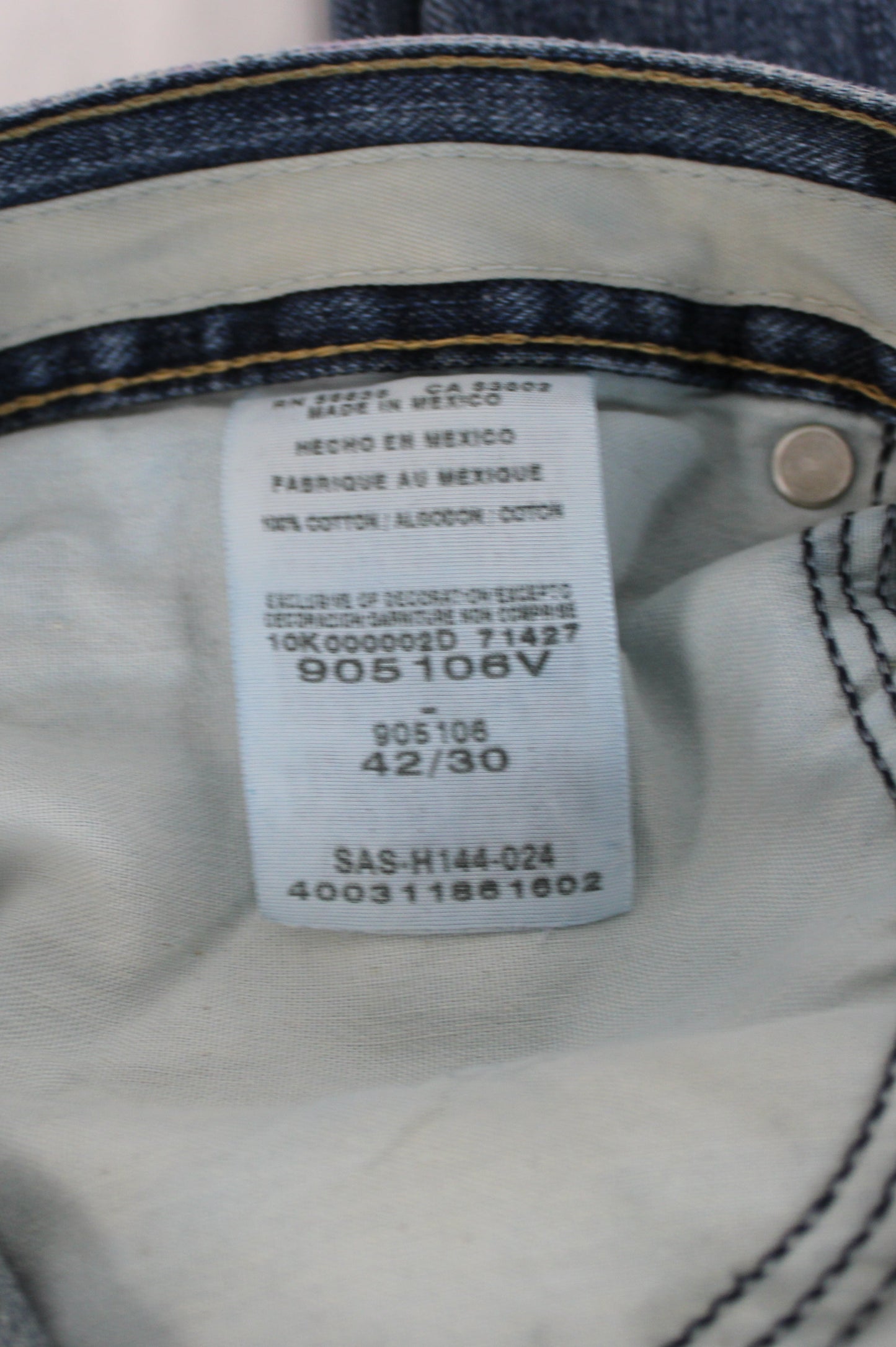Indigo Blues Cabelo’s Straight-Leg Denim Jeans, Men’s 42/30