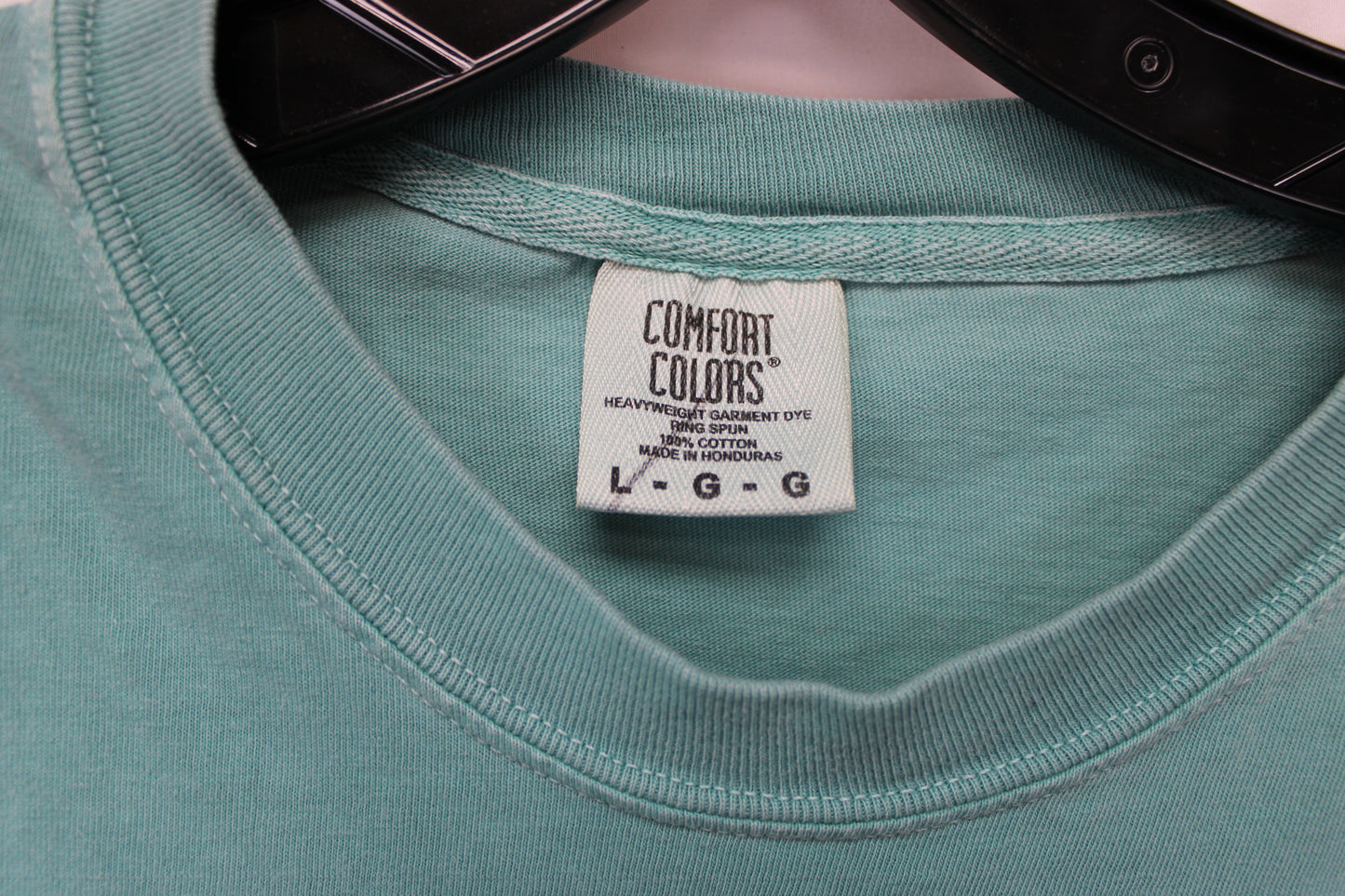 Comfort Colors Motorcycle Rally Short Sleeve T-Shirt, Teal, Men’s L