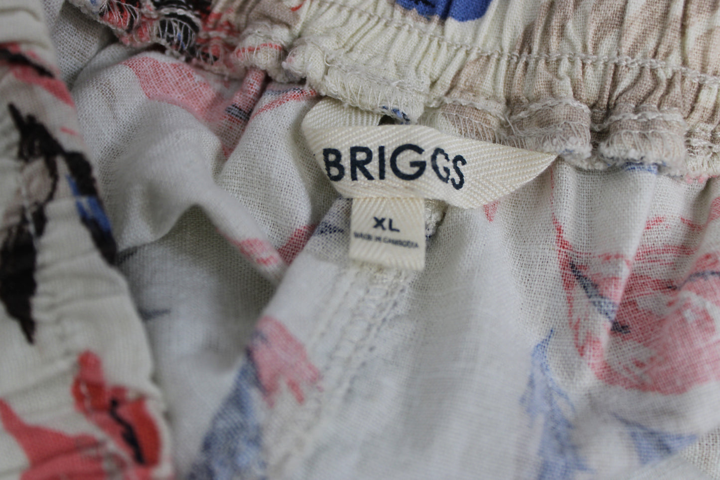 Briggs Flowy Floral Pants, Women’s XL