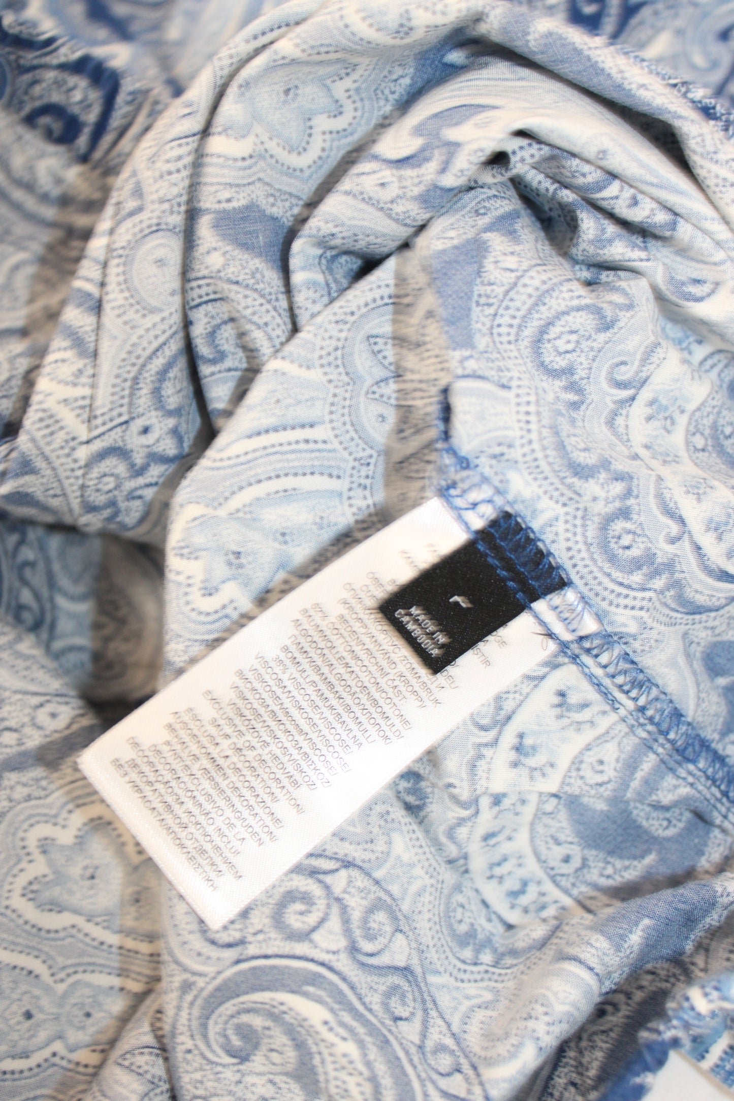 Ralph Lauren Long Sleeve Pajama Set, Blue, Women’s L