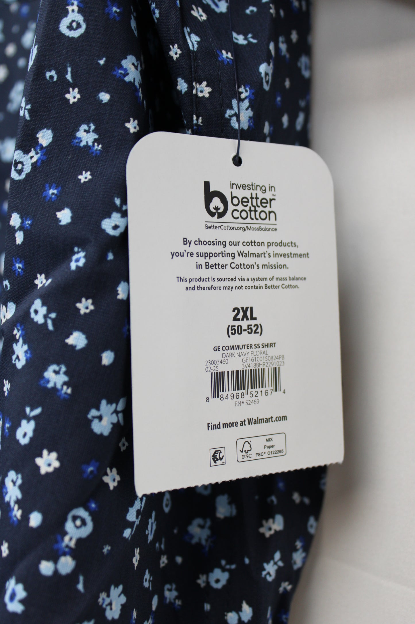 George Short Sleeve Button Down Shirt, Blue, Men’s XXL
