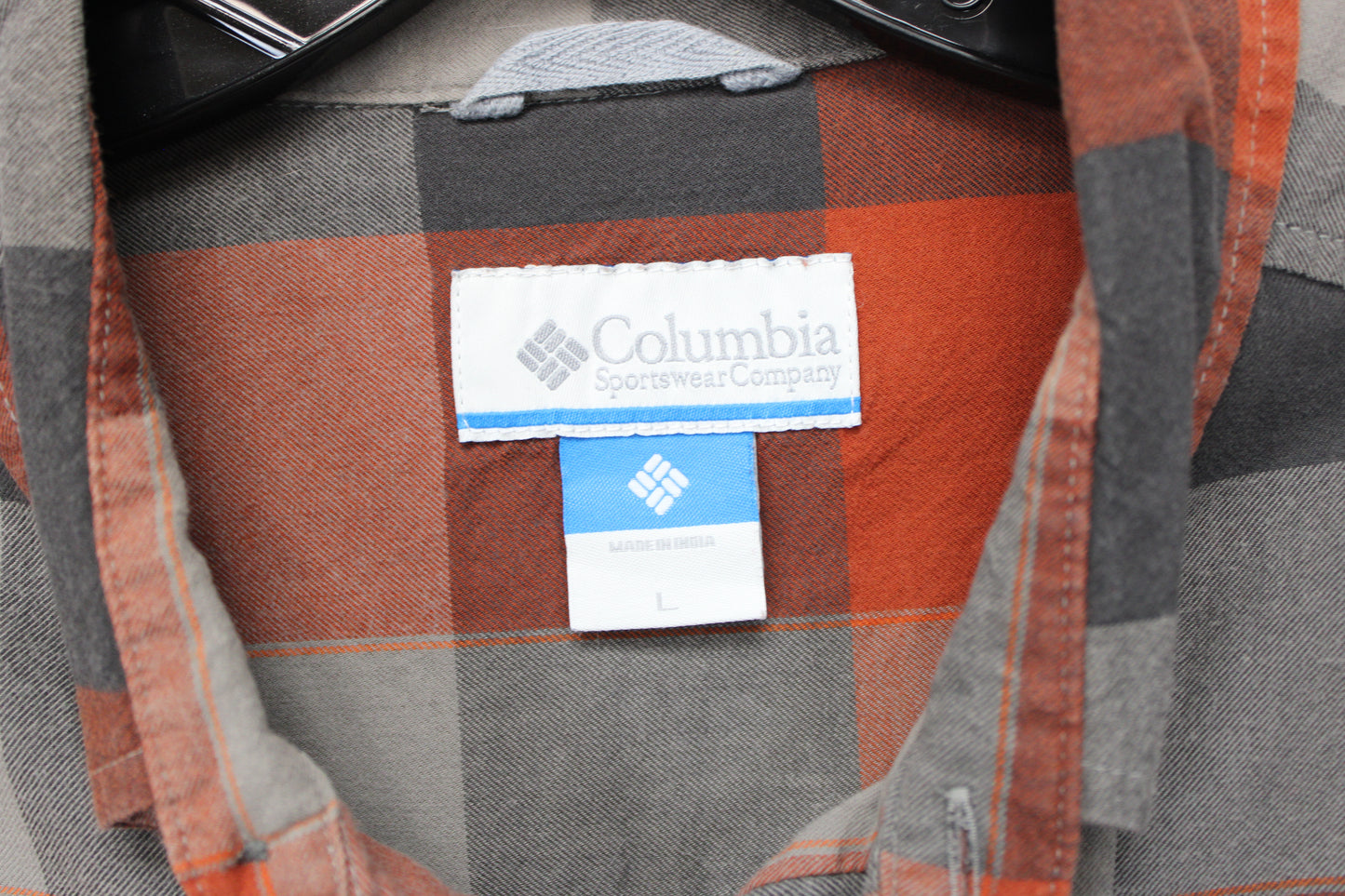 Columbia Long Sleeve Flannel Shirt, Men’s L