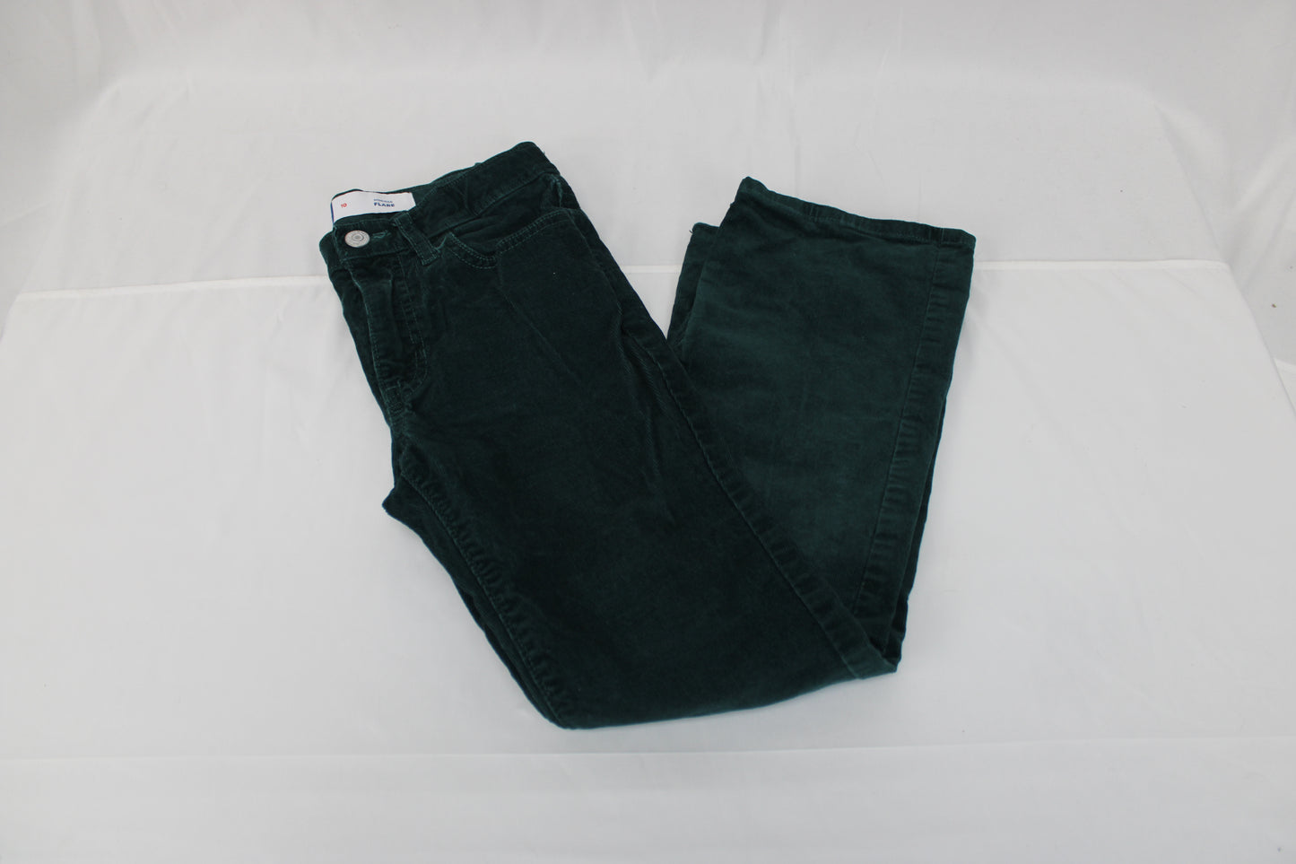 Old Navy Flare Corduroy Pants, Green, Girls M