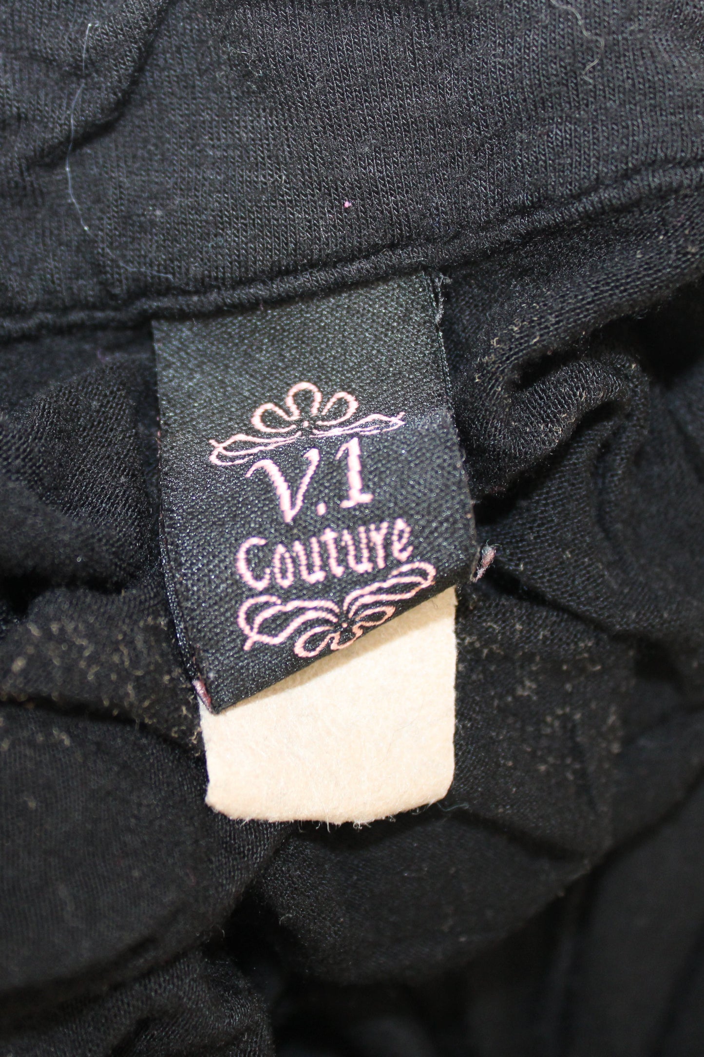 V1 Couture Short Sleeve Blouse, Black, Women’s M