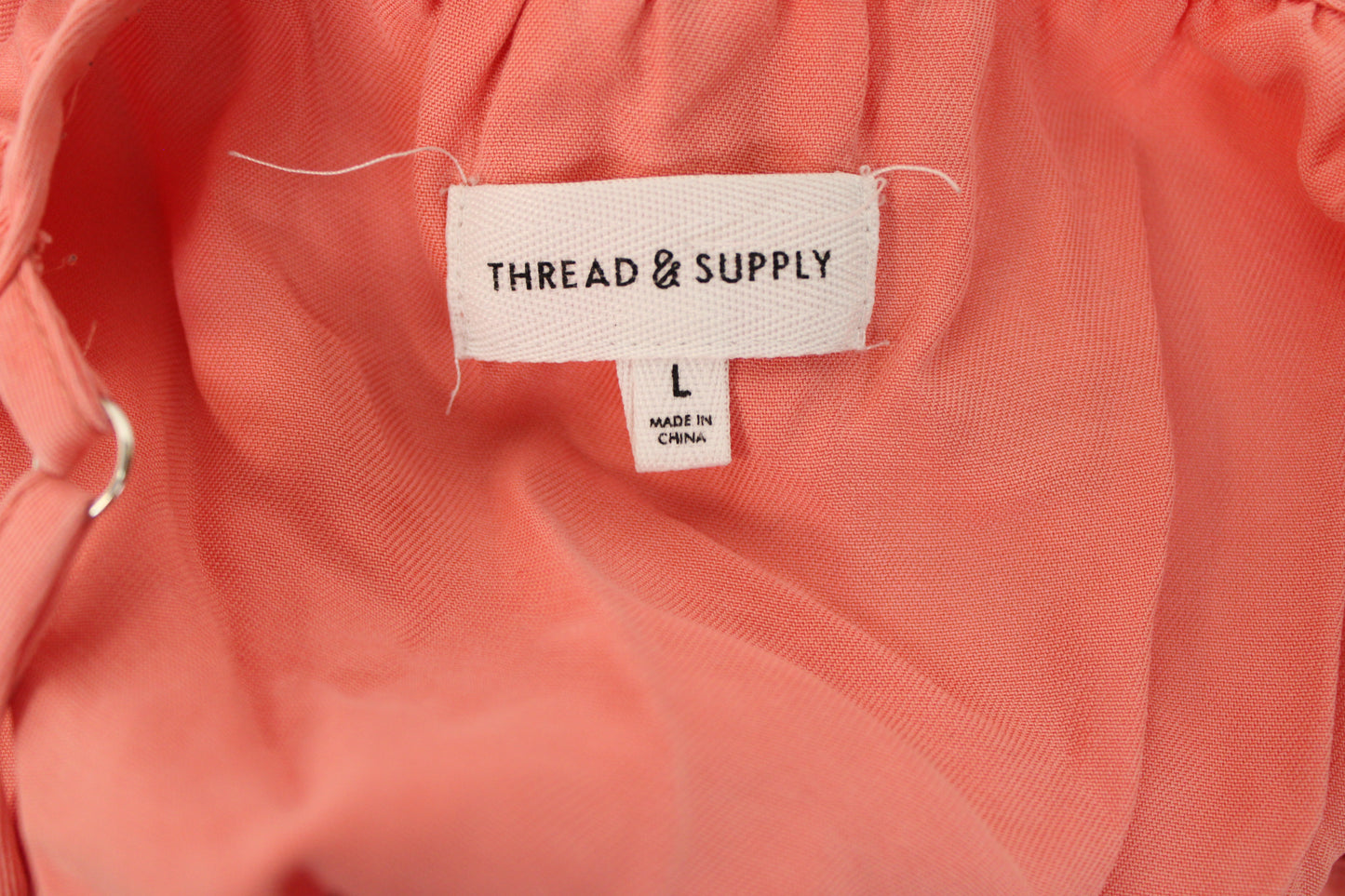 Thread & Supply Spaghetti Strap Dress, Coral, Women’s L