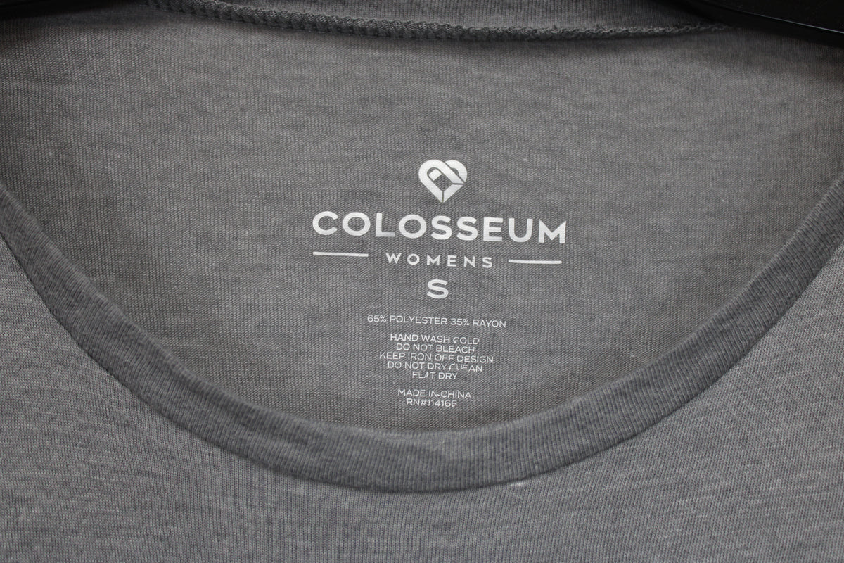 Colosseum Nebraska Short Sleeve Shirt, Gray, Women’s S