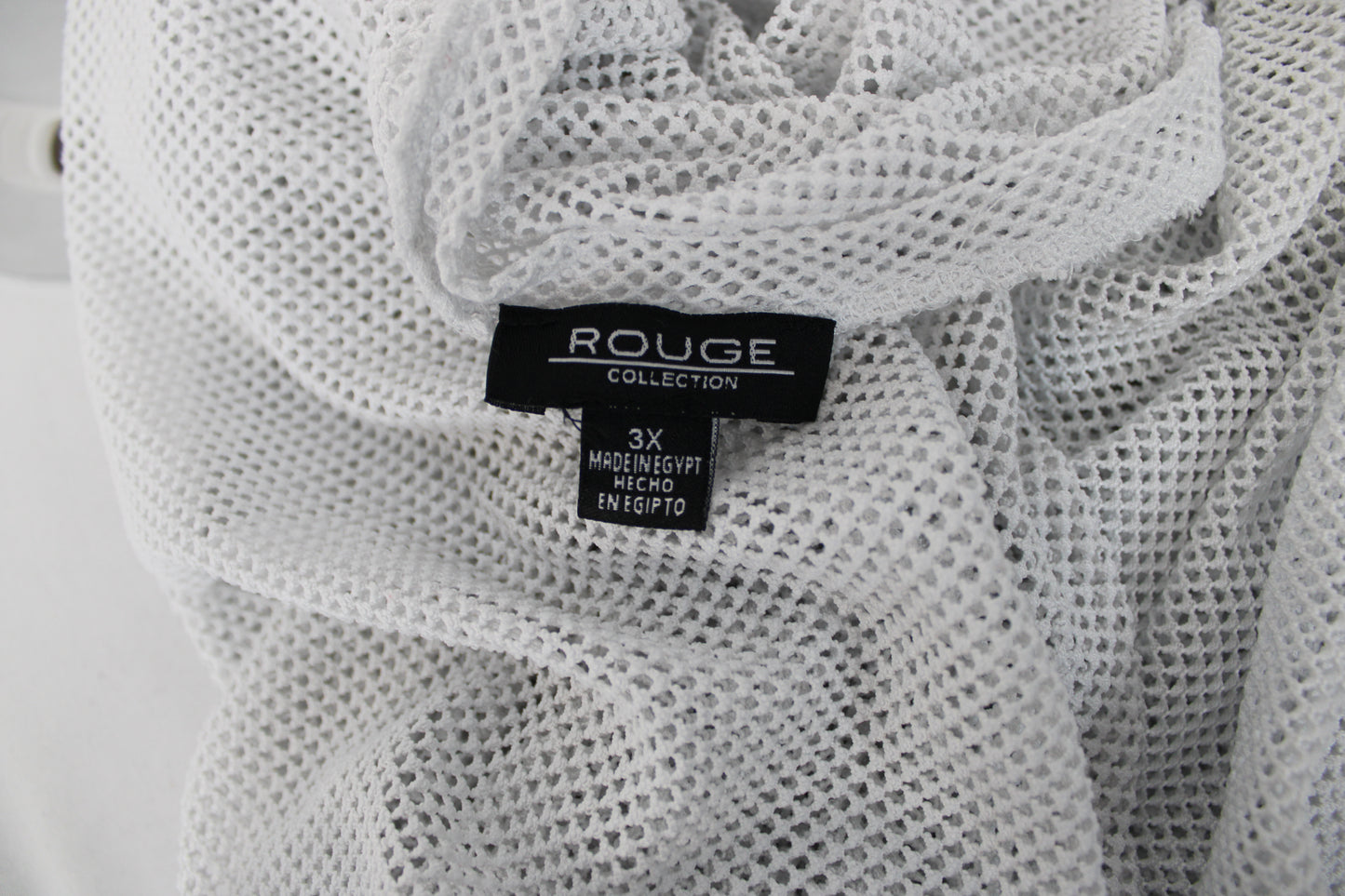 ROUGE Mesh Top, White, Women’s XXXL