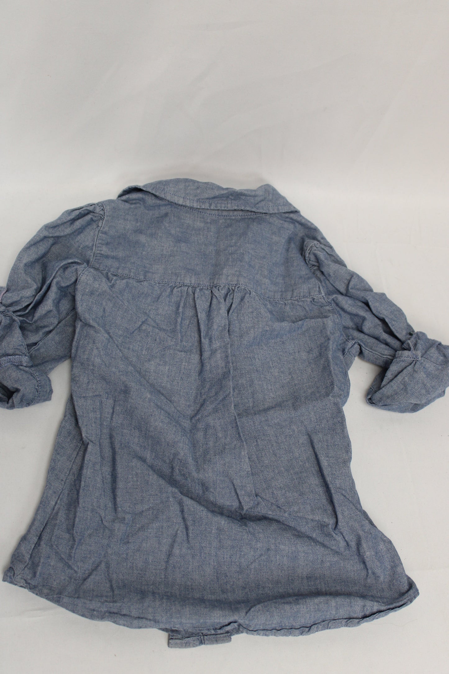 Faded Glory Denim Shirt, Youth S