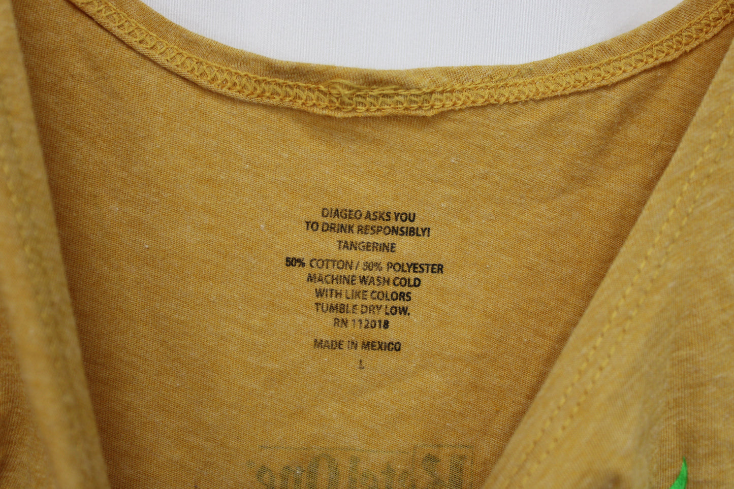 Women’s Summer Served Up Liquor Tank Top, Yellow, L