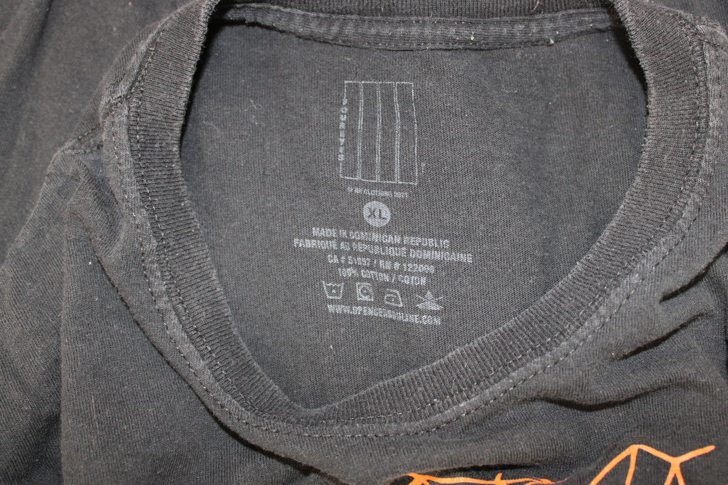 Mens Black Graphic T-Shirt, XL