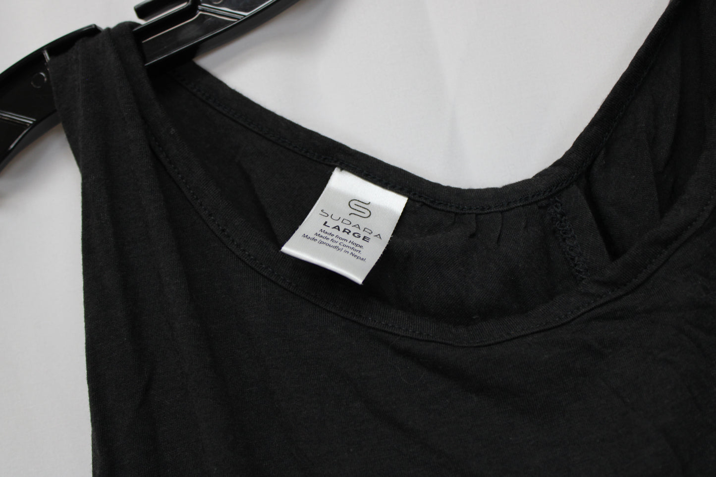 Sudara Athletic Tank Top, Black, Women’s L