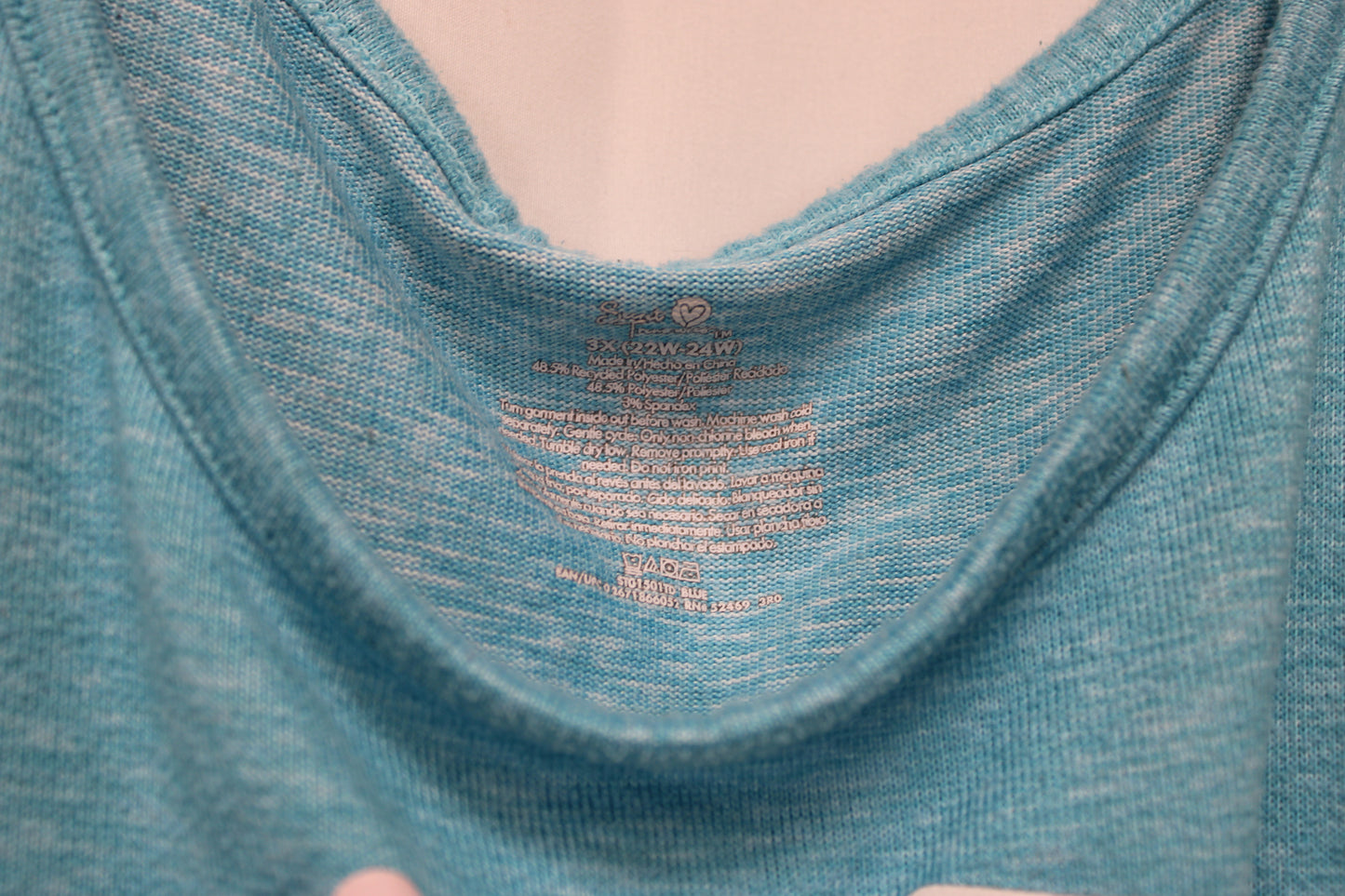 Secret Treasures Weekend Tank Top, Blue, XXXL
