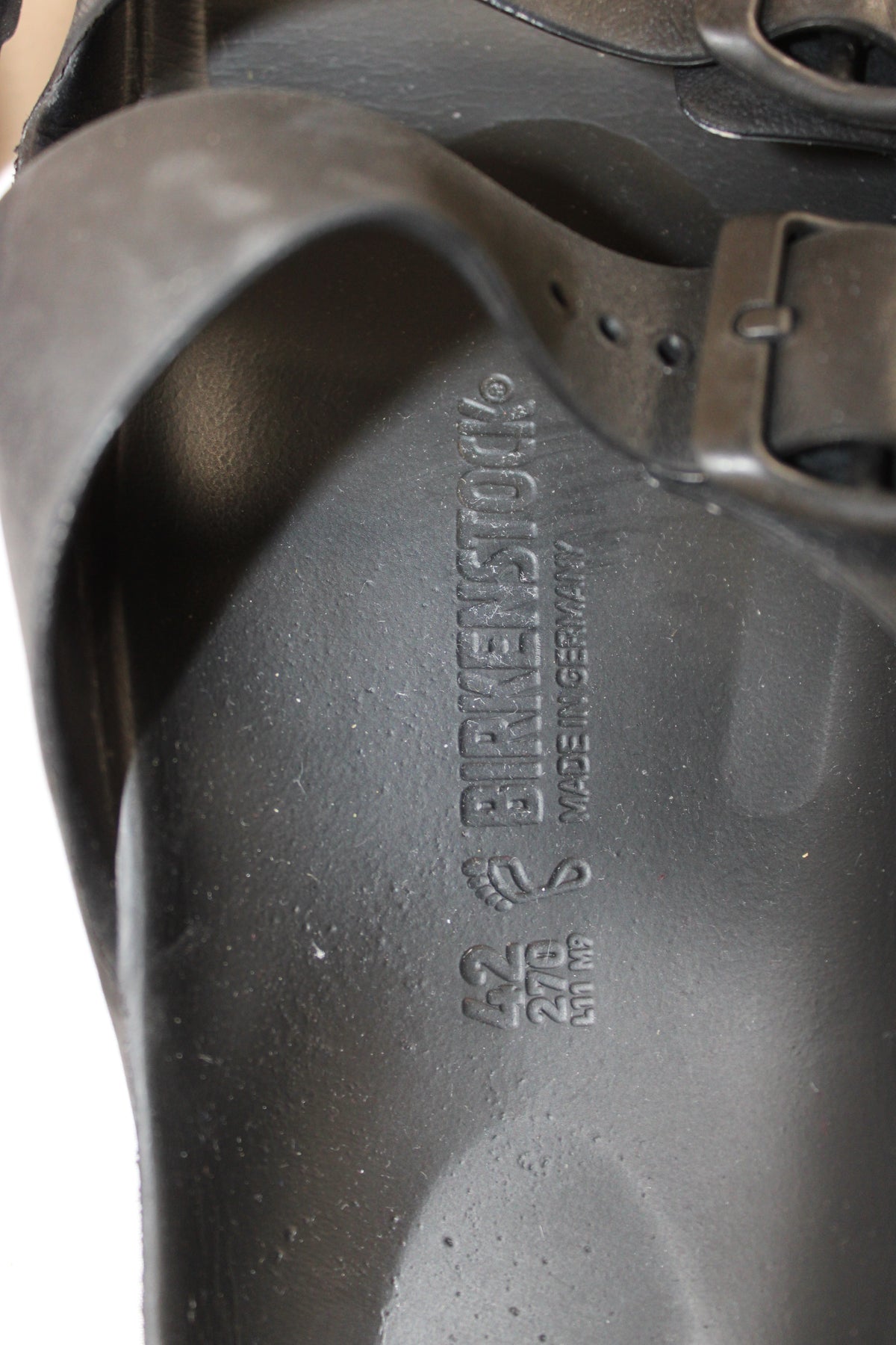 Birkenstock Sandals, Black, Men’s 9
