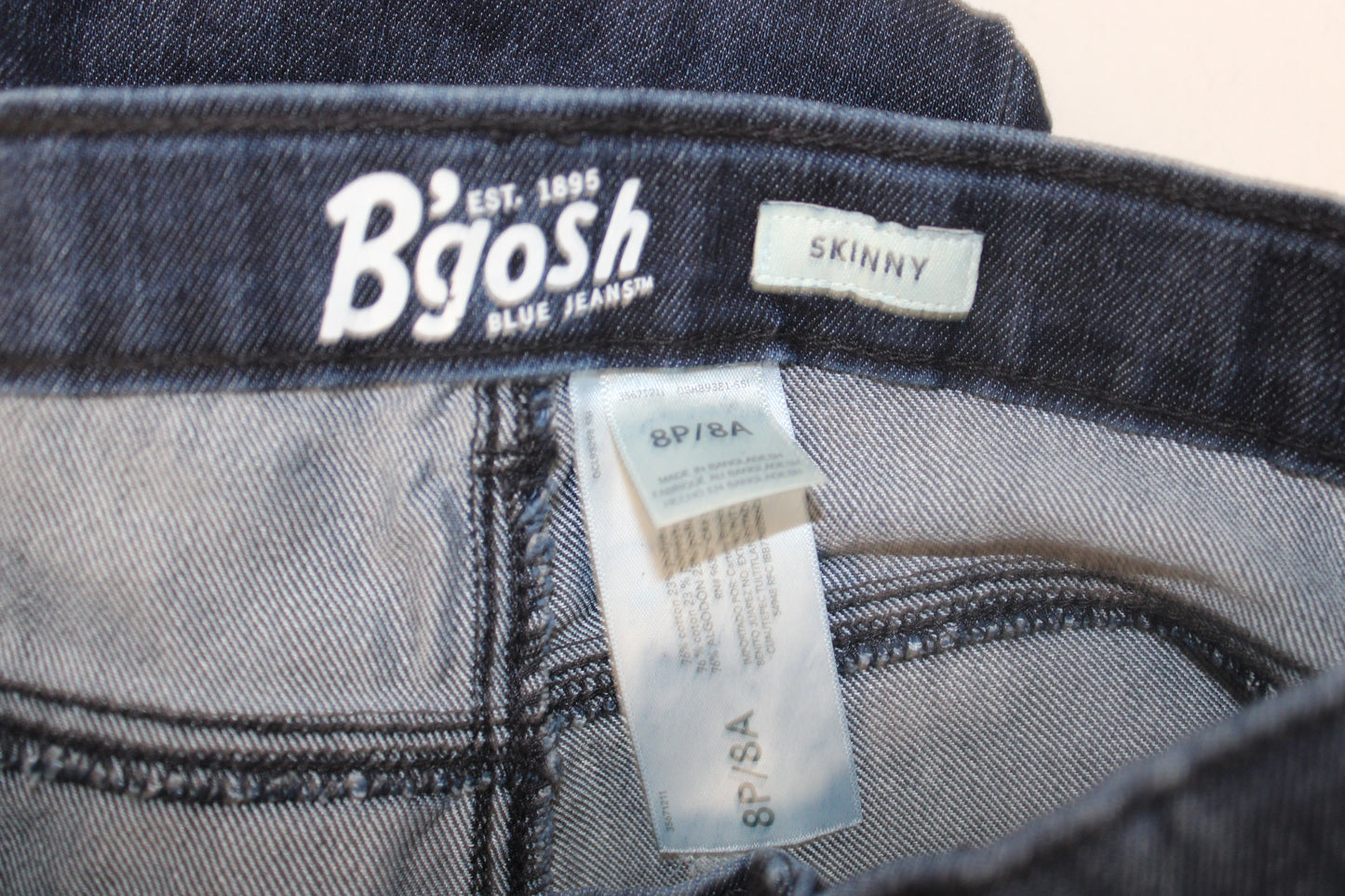 B’gosh Skinny Jeans, Blue, Women’s 8P