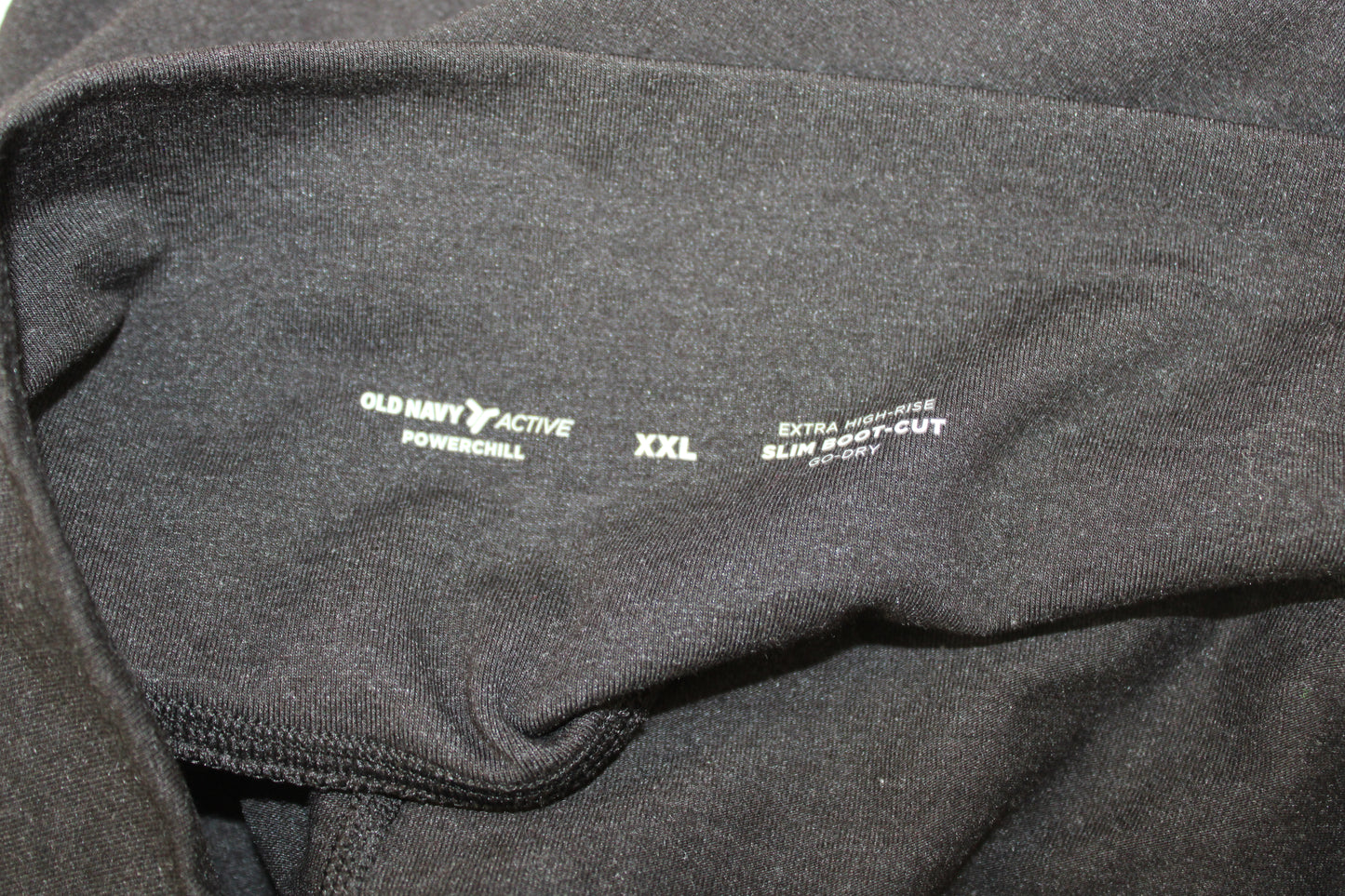 Old Navy Active Extra High Rise Slim Bootcut Leggings, Black, Women’s XXL