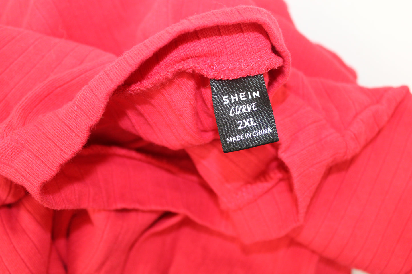 SHIEN Short Sleeve T-Shirt, Red, Women’s XXL