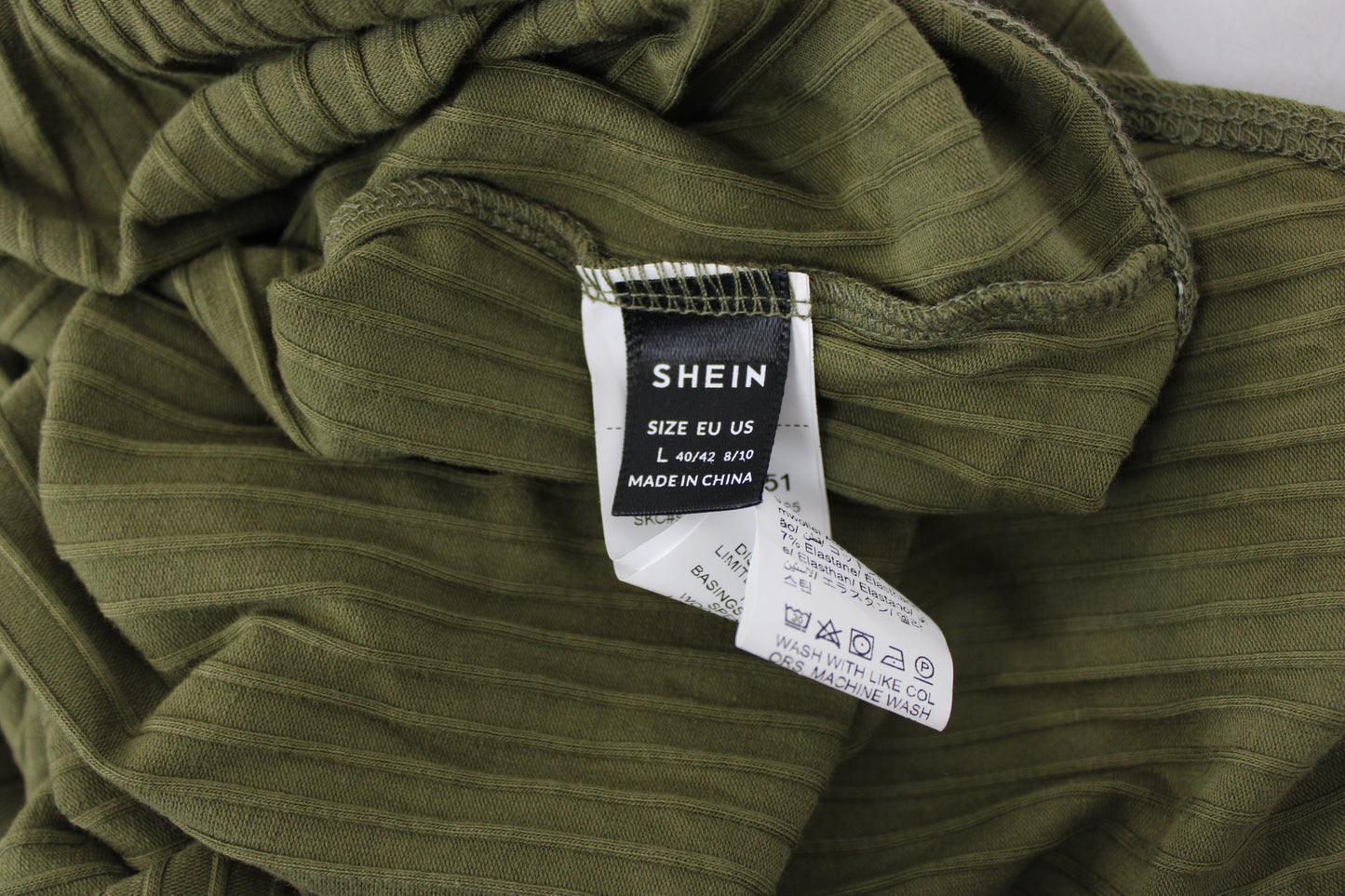 SHEIN Bodysuit, Olive Green, Women’s L