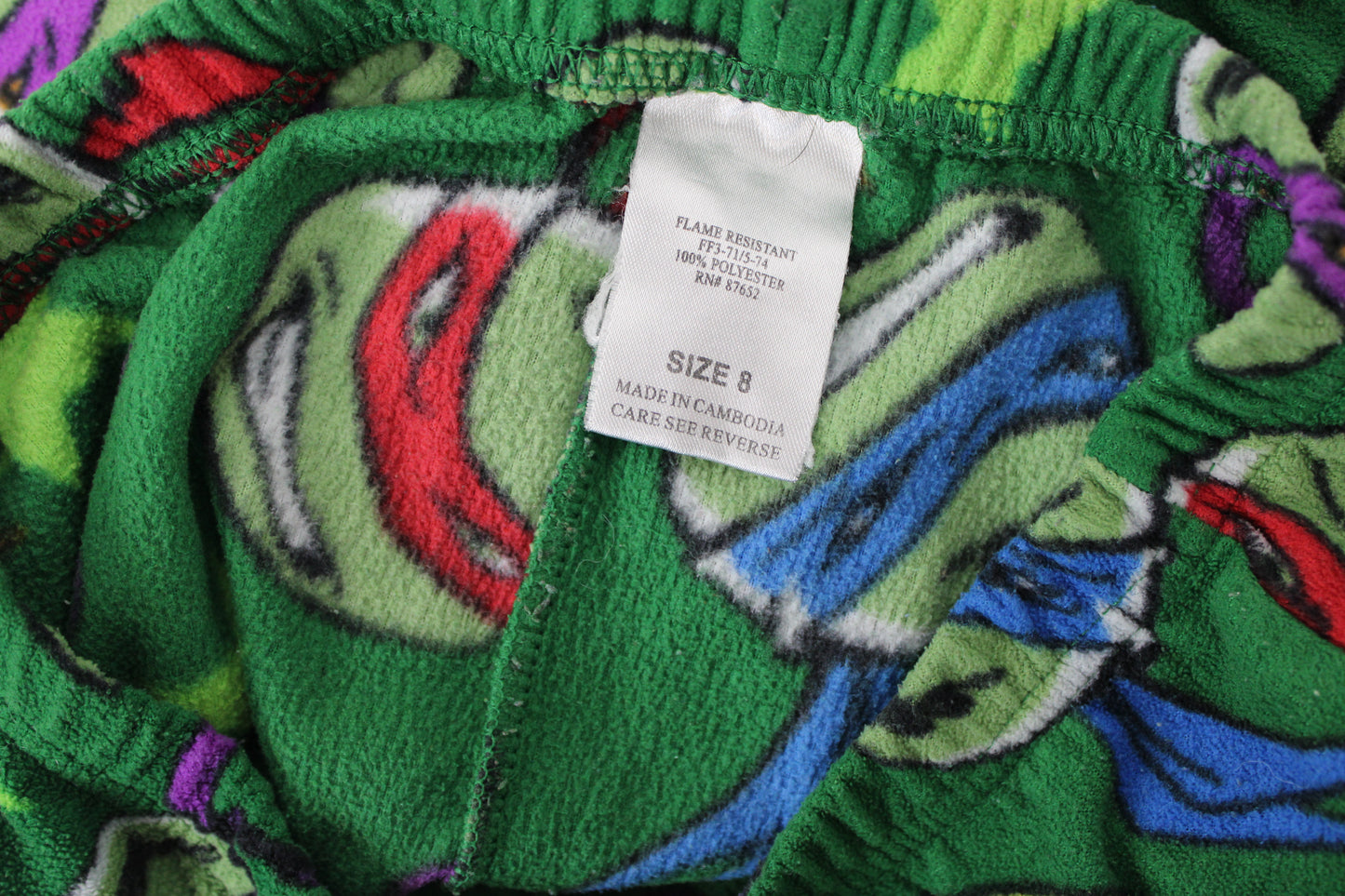 Teenage Mutant Ninja Turtles Pajama Pants, Green, Youth M (8)