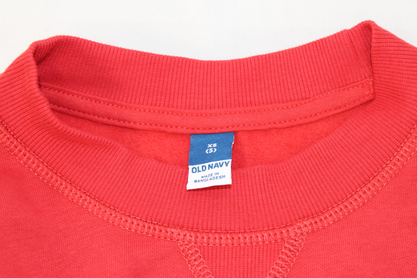 Old Navy Nothing But Net Crewneck, Red, Boys XS