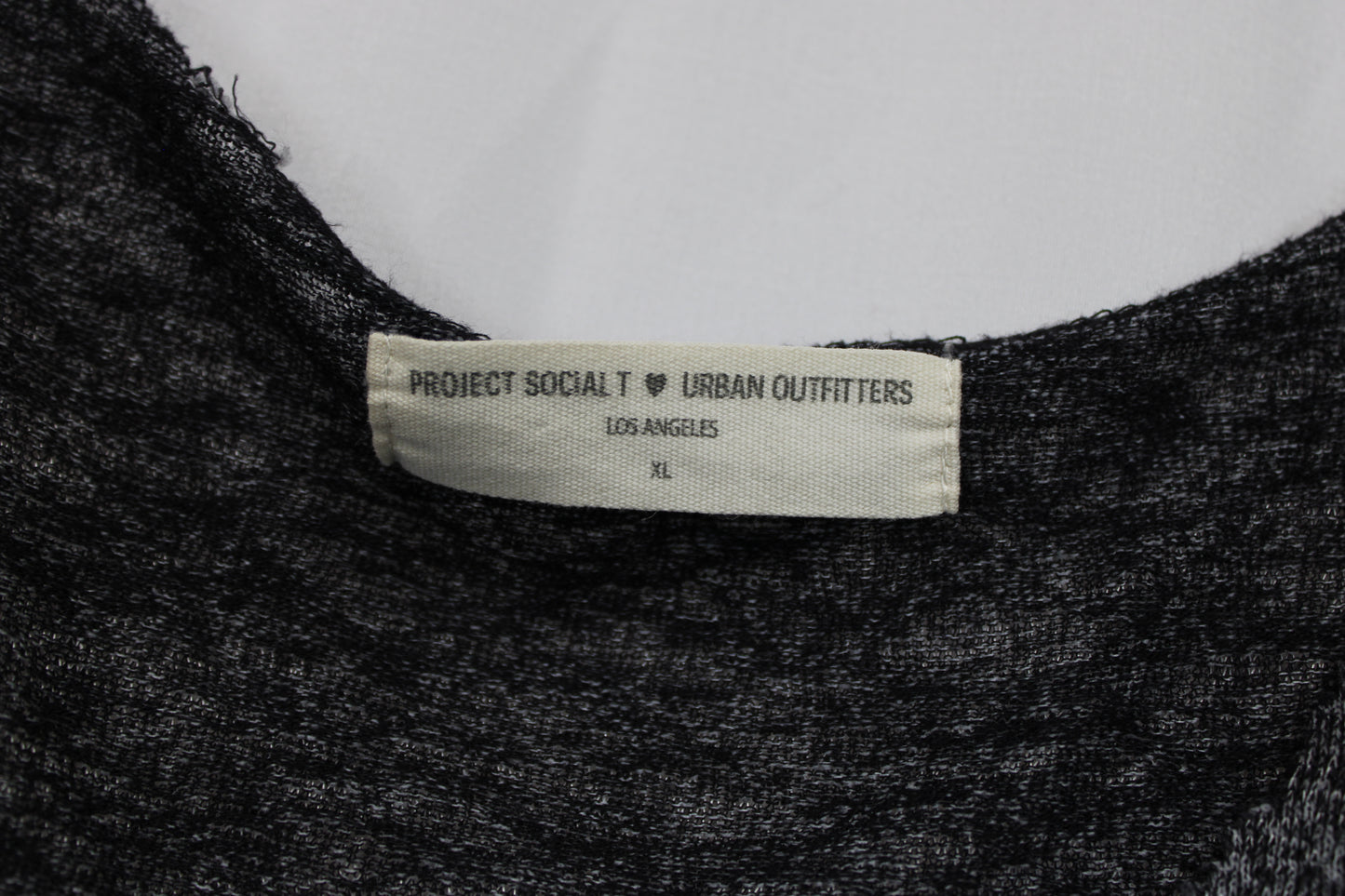 Urban Outfitters Project Social T Short Sleeve Shirt, Gray, Women’s XL