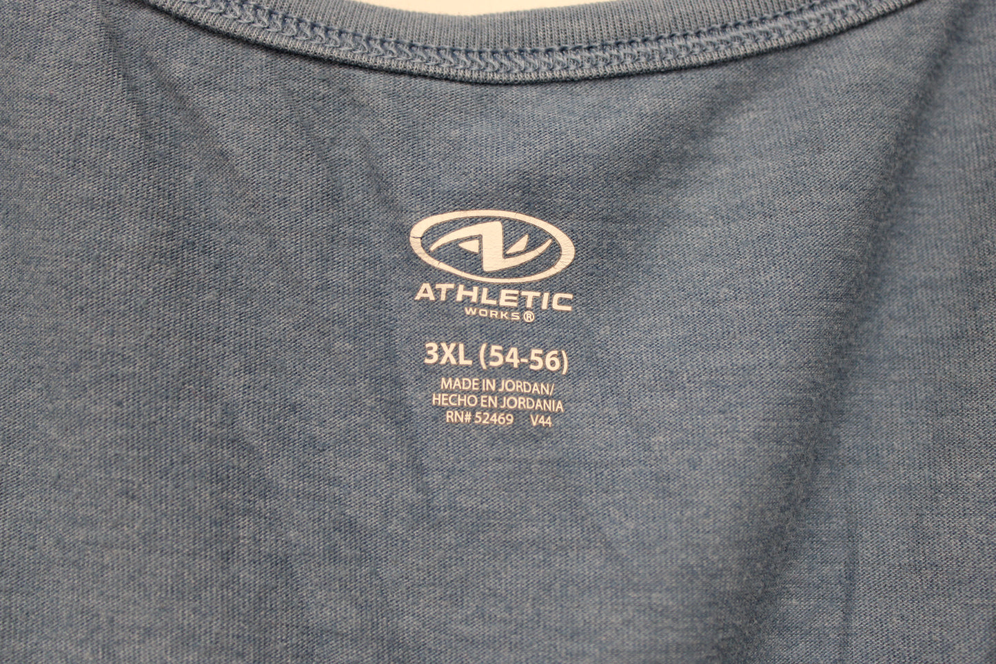 Athletic Works Tank Top, Blue, Men’s XXXL