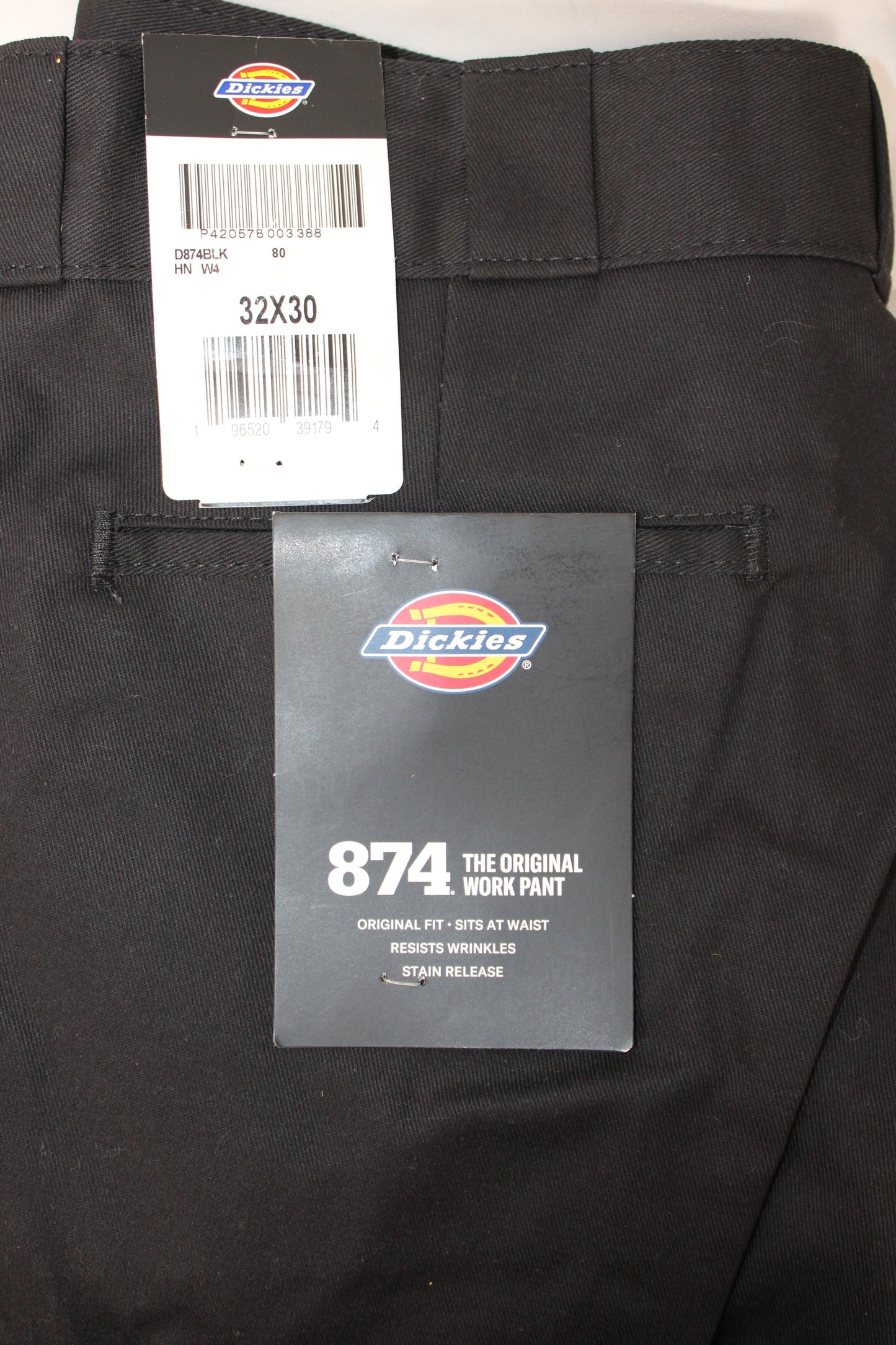 Dickies 874 Original Fit Pants, Black, Men’s 32/30