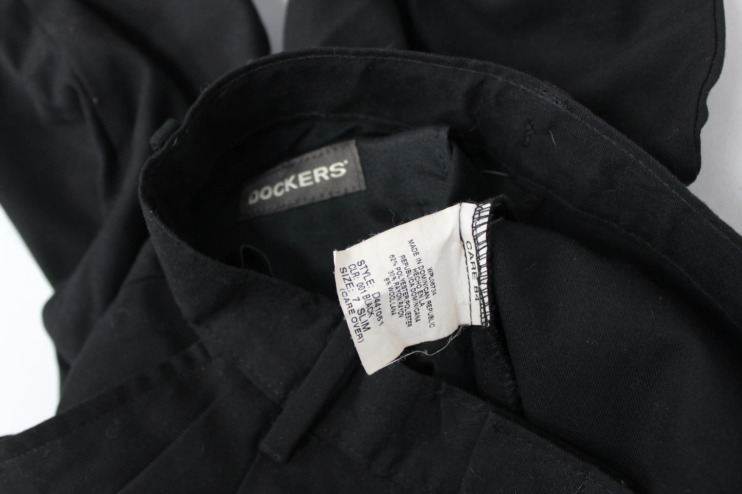 Dockers Slim Fit Slacks, Black, Youth S (7)