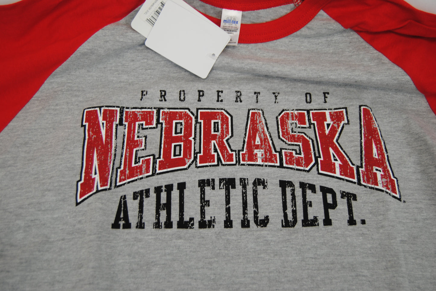 University of Nebraska Athletics, quarter sleeve tee shirt, Men's XXL (new)