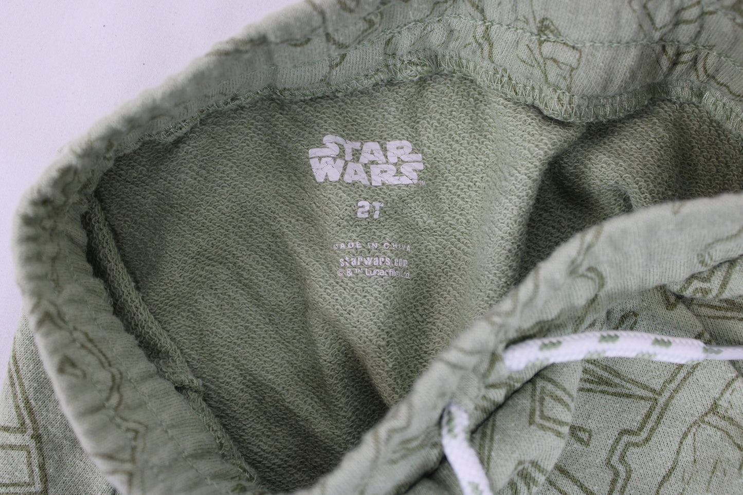 Star Wars Yoda Sweatshorts, Green, Boys 2T