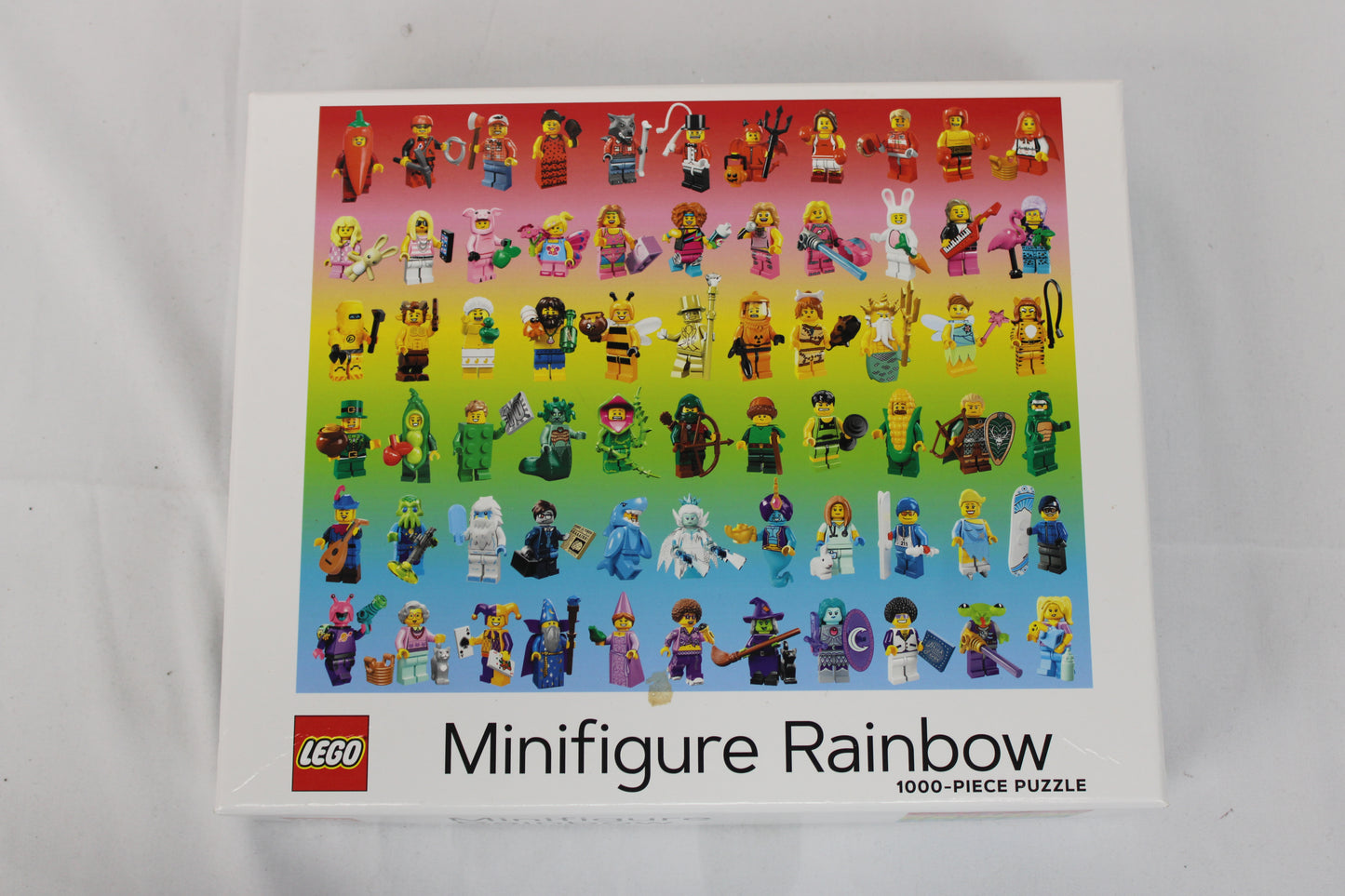 LEGO Minifigure Rainbow 1000-piece puzzle