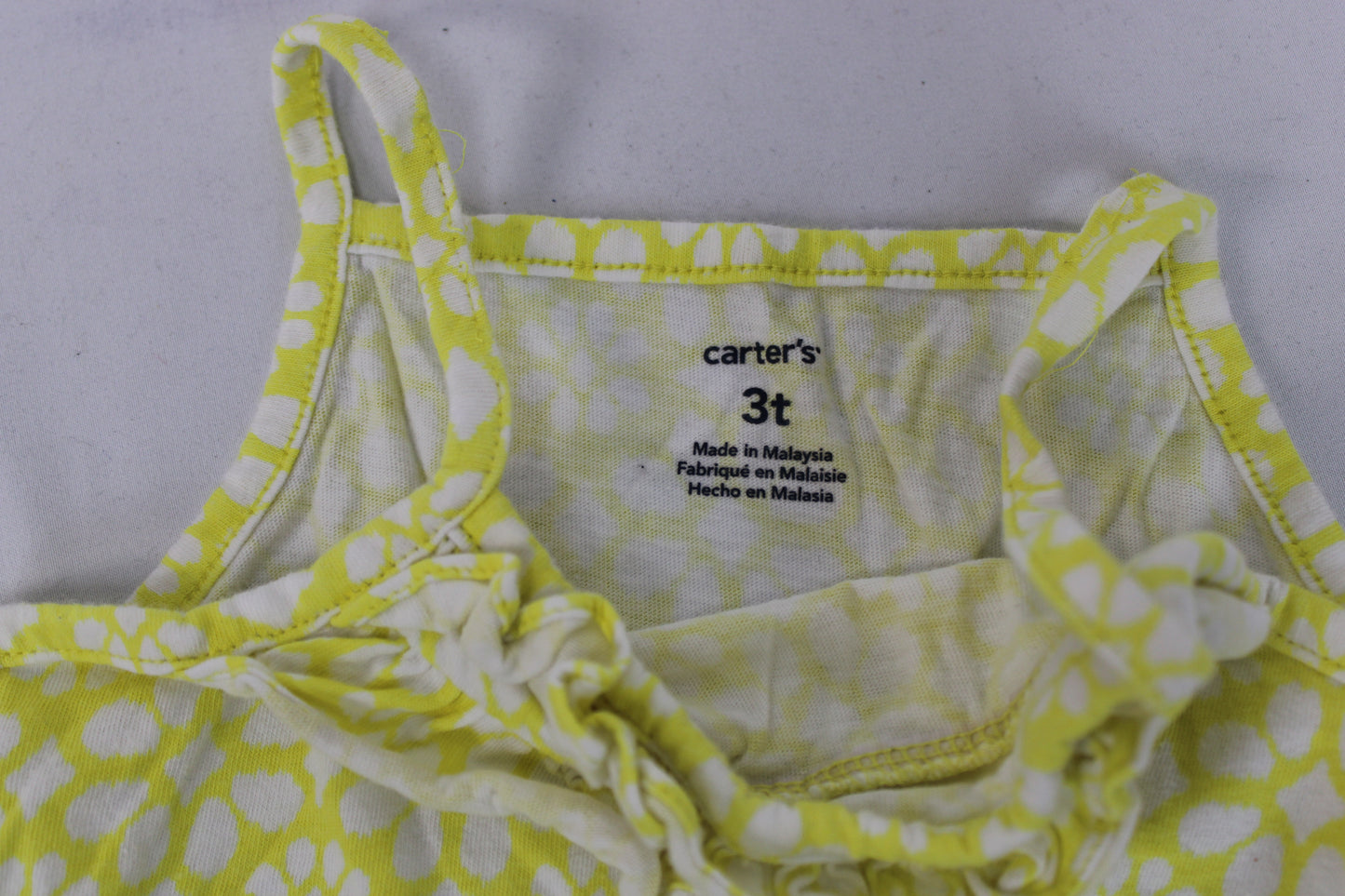 Carter’s Floral Spaghetti Strap Dress, Yellow, Girls 3T