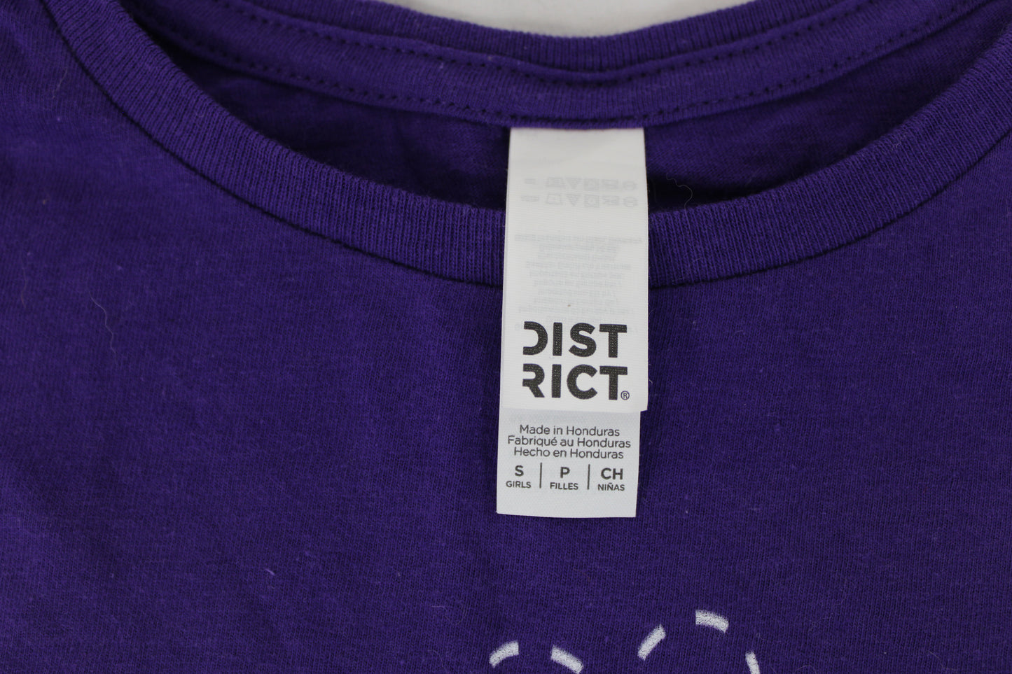 District Bruh We Back T-Shirt, Purple, Youth S