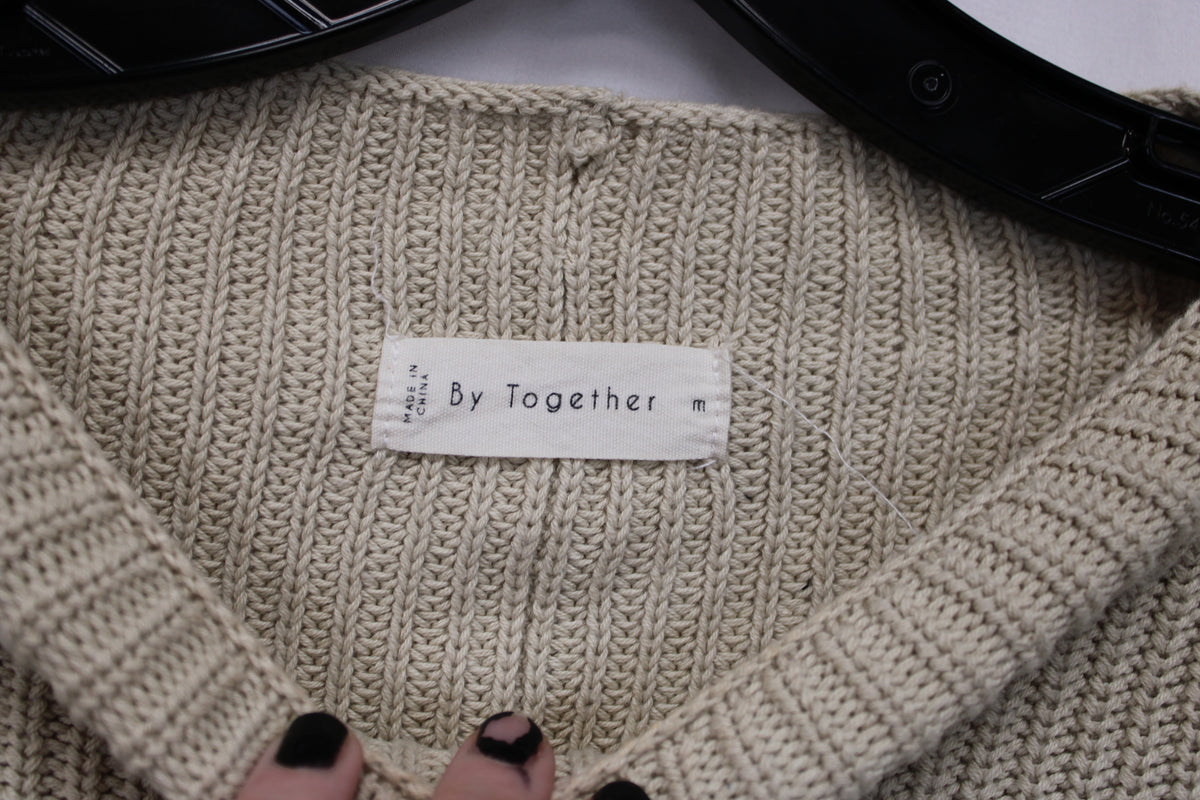 By Together Short Sleeve Sweater, Begie, Women’s M