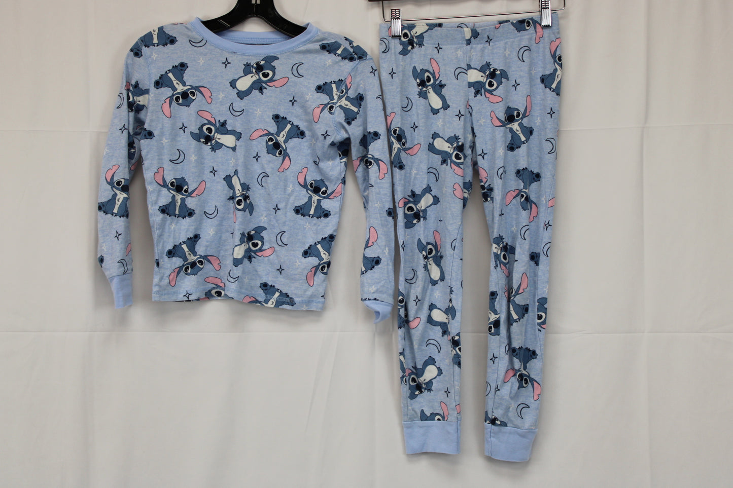 Disney Stitch 2PC Blue Pajama Set, Girls Youth XL(12)