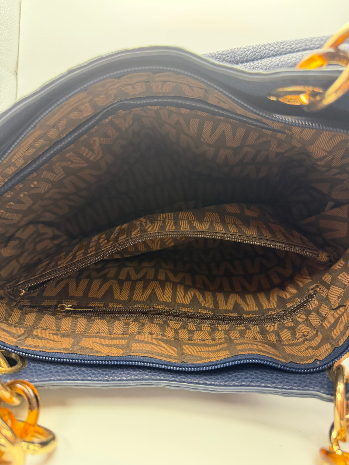MKF Collection Navy Handbag