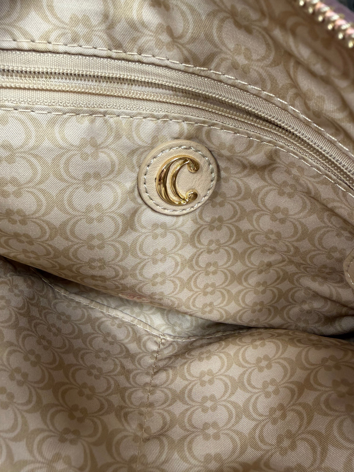 Blush Pink Faux Leather Crossbody bag