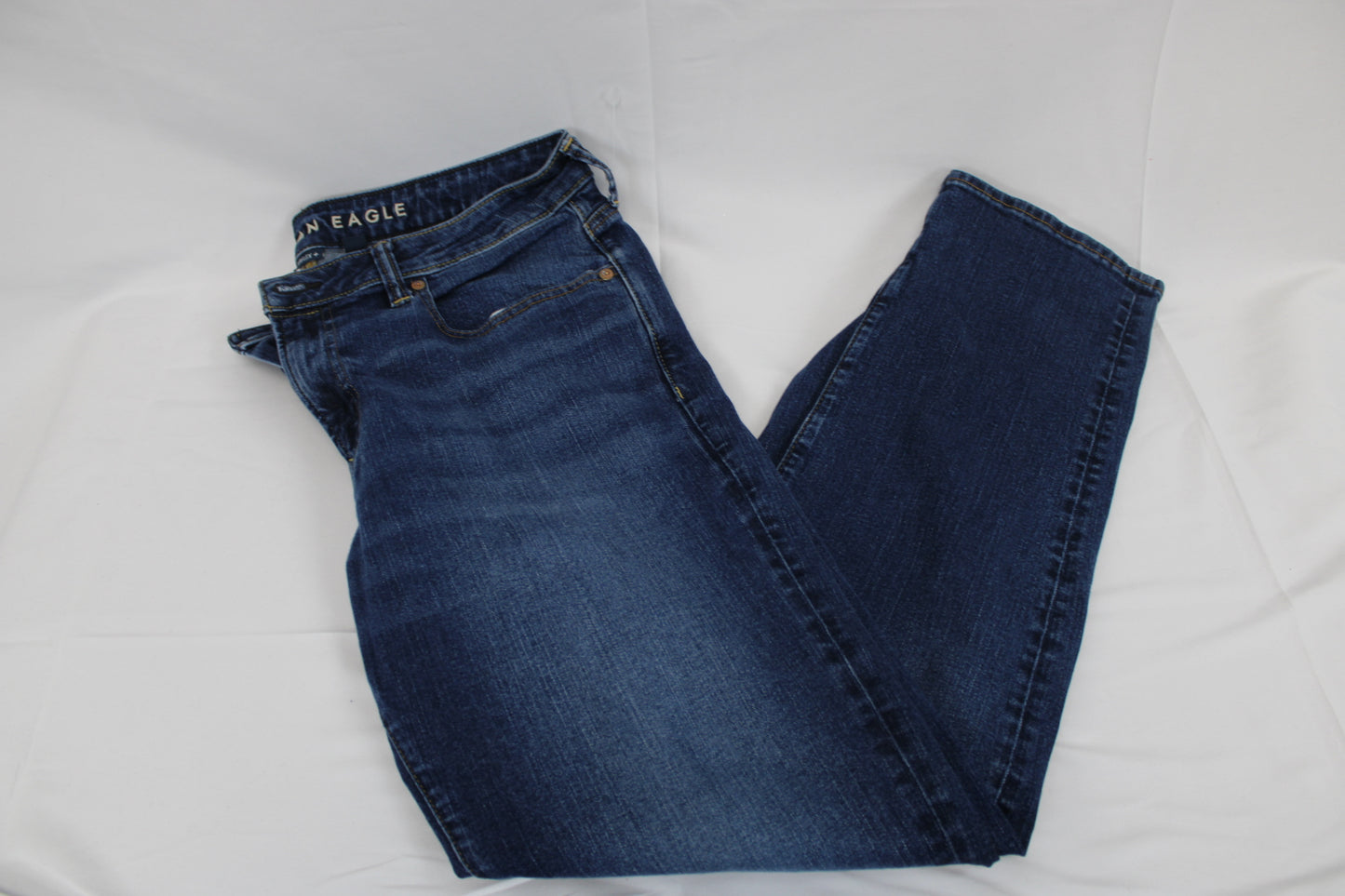 American Eagle slim straight dark wash jeans, Men's 36x32