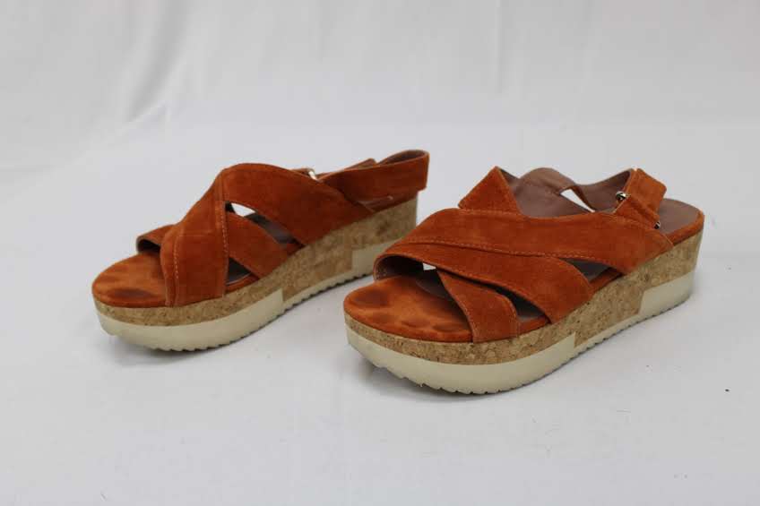 Homer's platform sandal with cork midsole, Women's 7 (38.5)