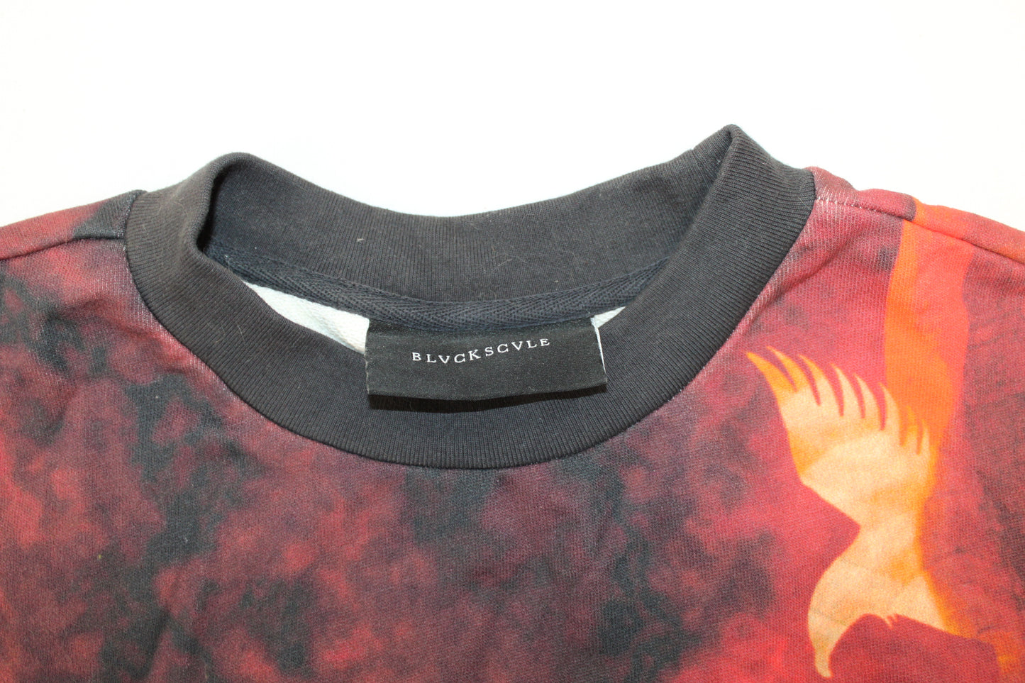 Black Scale crewneck sweatshirt, tree silhouette, Men's M