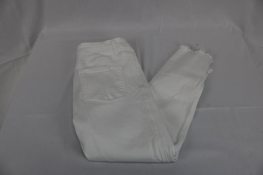 Flying Monkey mid-rise, ankle length skinny jeans, white, 32