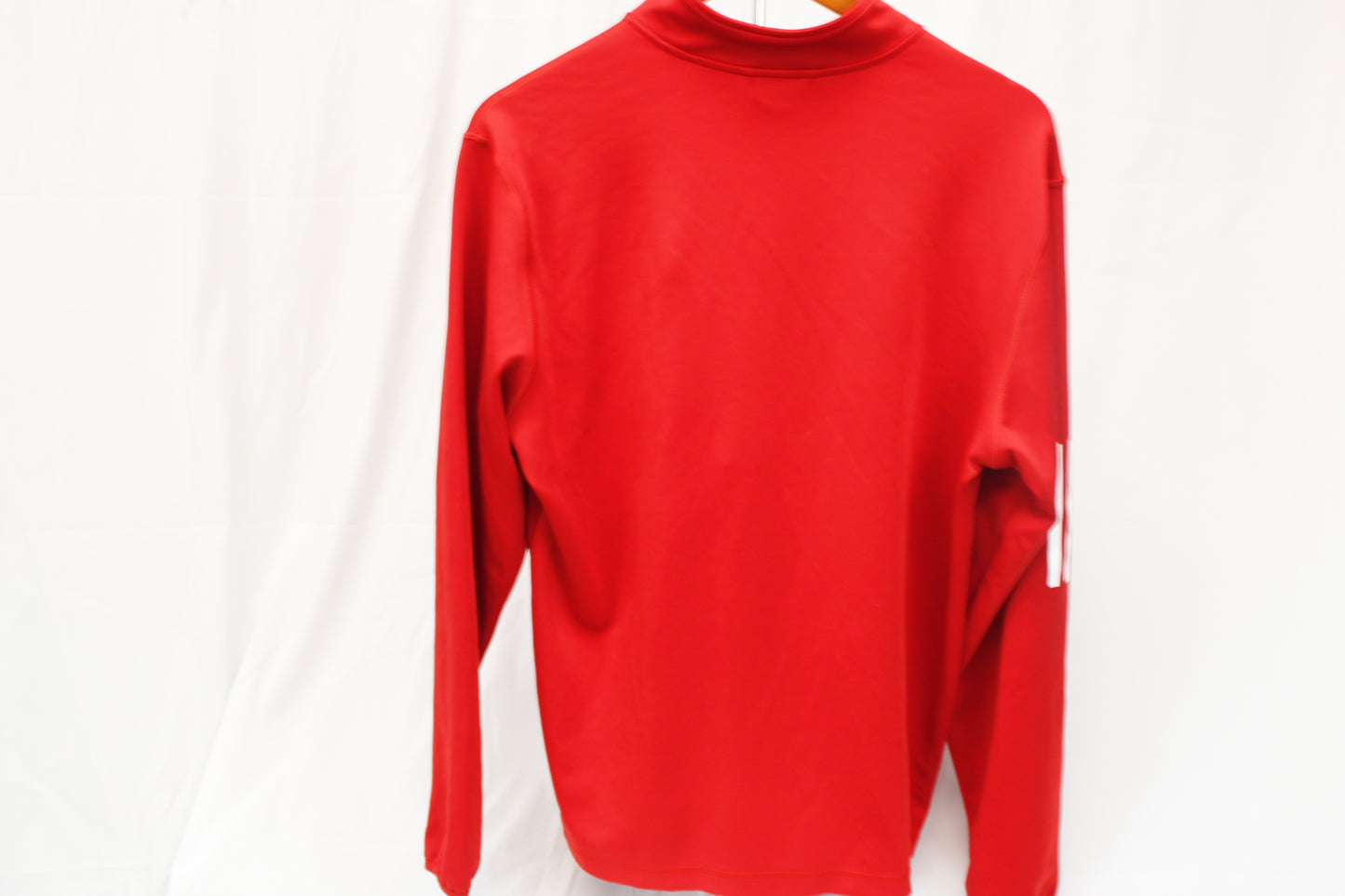 Adidas University of Nebraska 1/4 zip polyester top, Men's XL