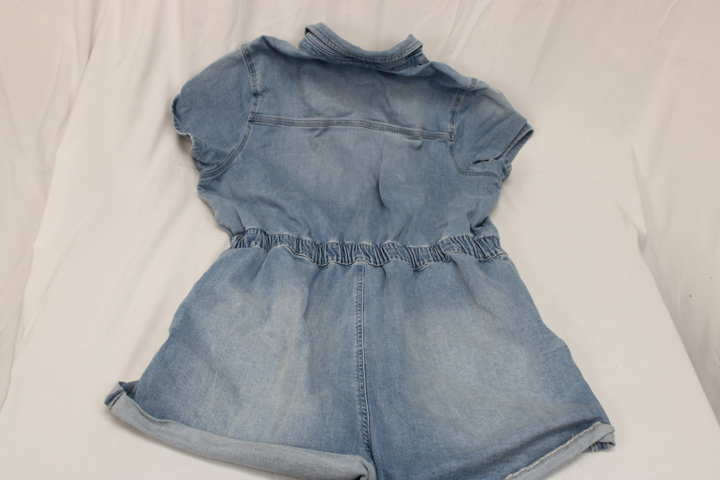 Celebrity Pink sleeveless denim romper, Women's XL