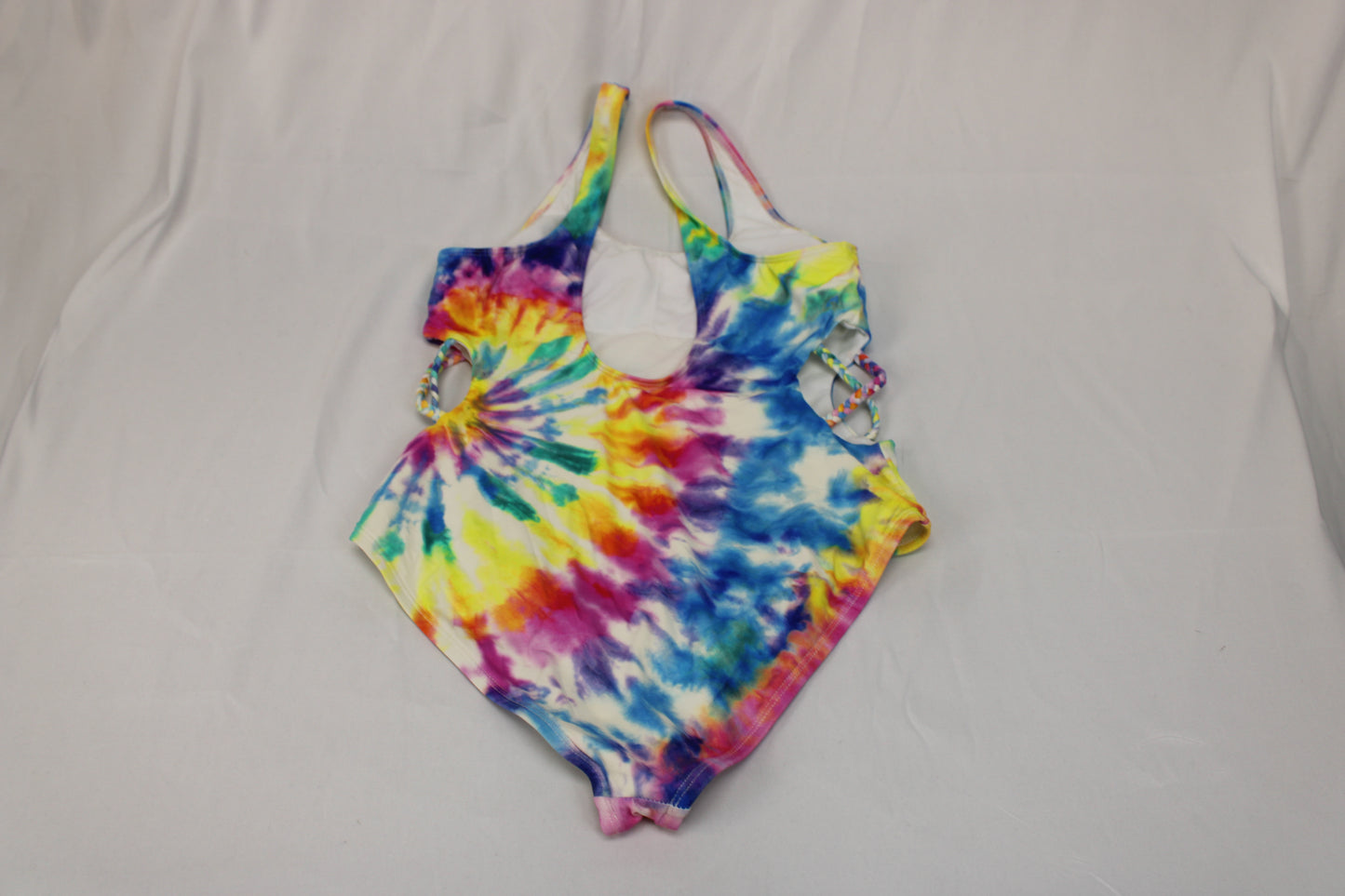 One piece tie-dye swimsuit, Girl's 14