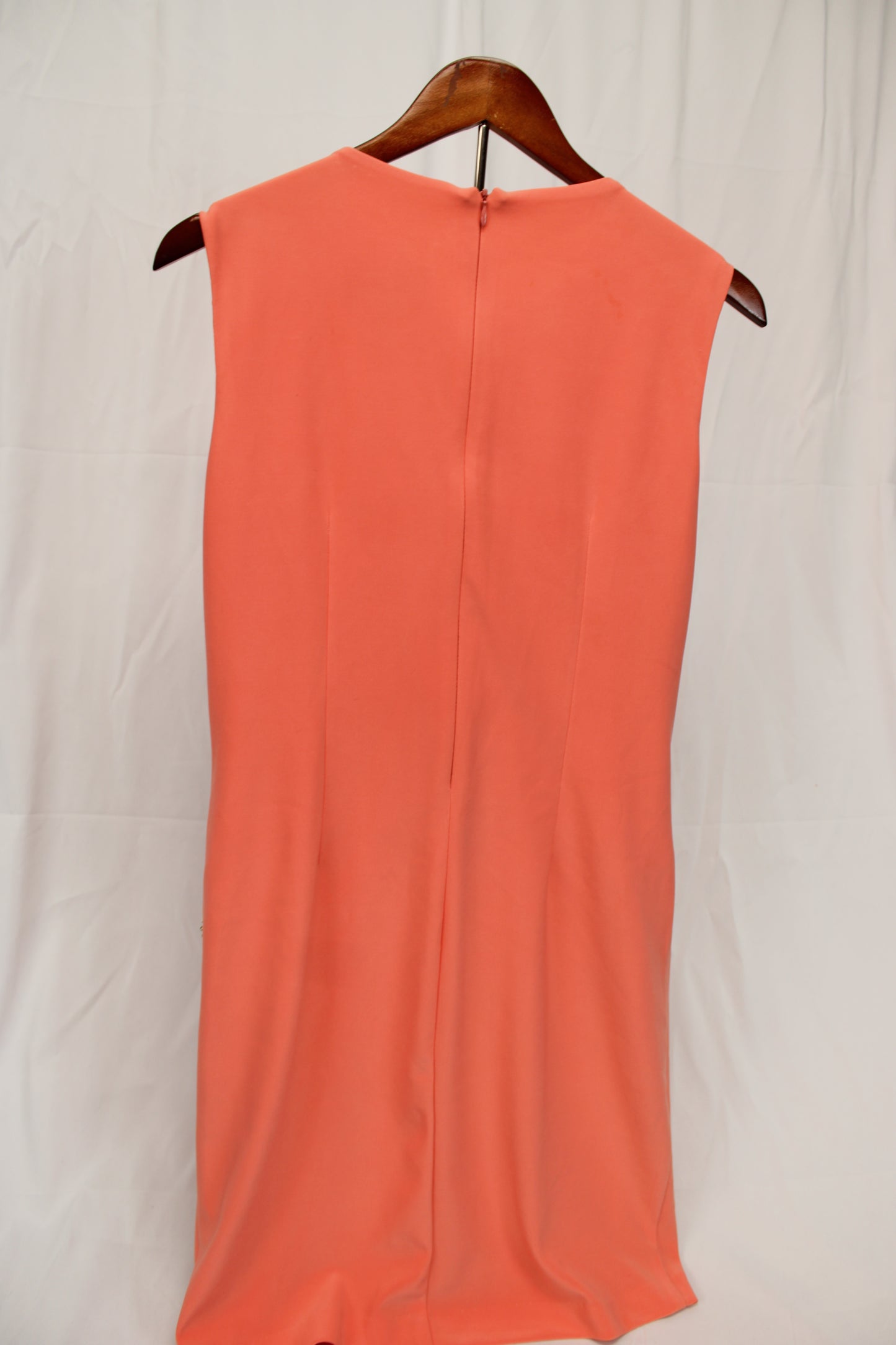 Frank Lyman beaded sleeveless midi dress, peach, Women's 10