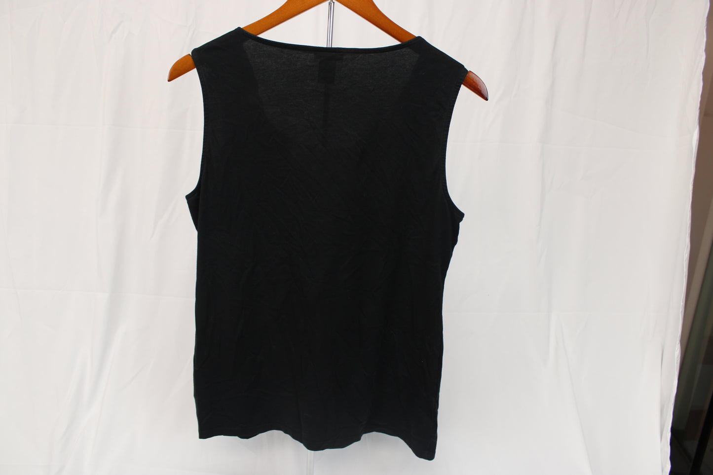 Ann Taylor Loft cotton black tank top, Women's L