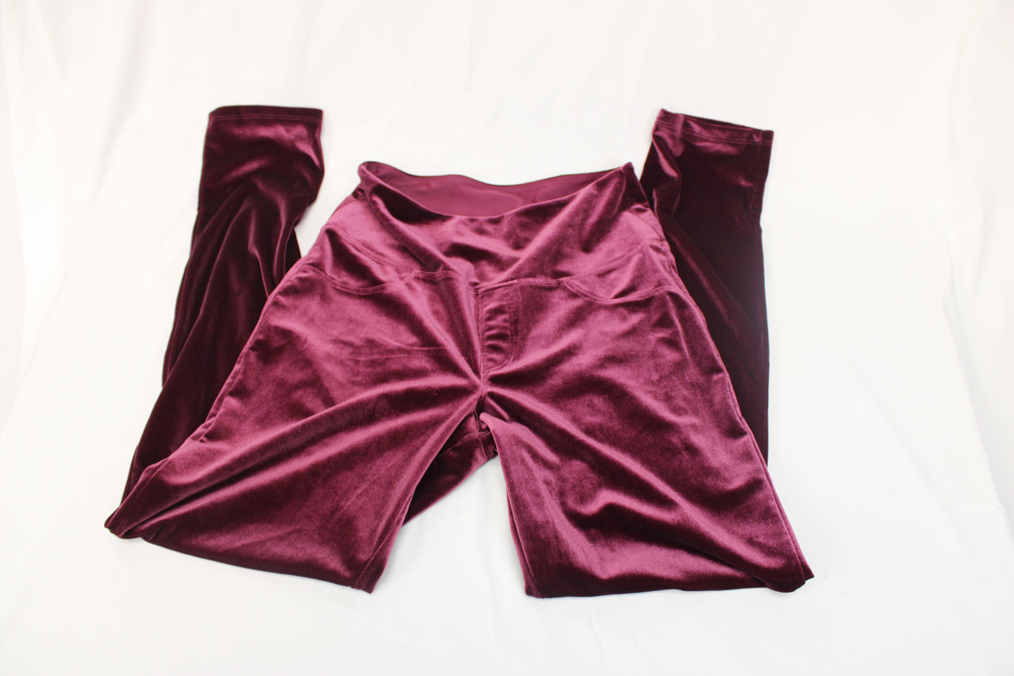 Women's velour dress trouser, magenta, Women's M