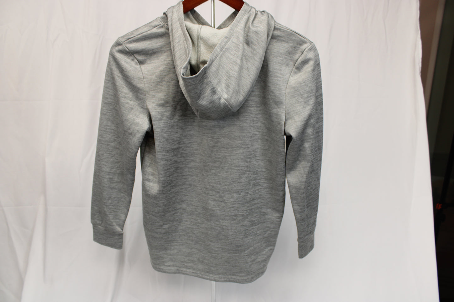Adidas polyester moisture wicking hooded sweatshirt, Youth M