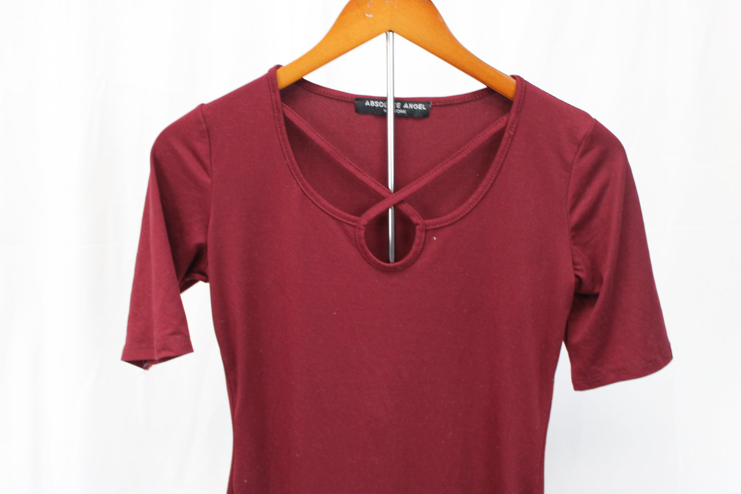 Absolute Angel short sleeve tunic top, Women's M