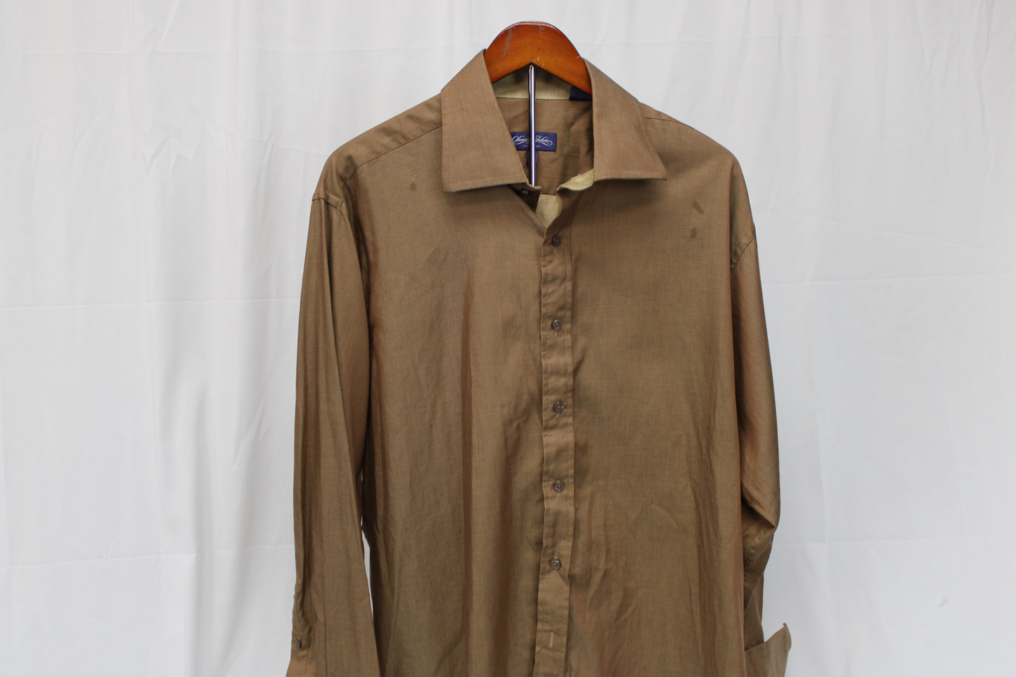 Sean John wrinkle free long sleeve dress shirt, 18'' XXL
